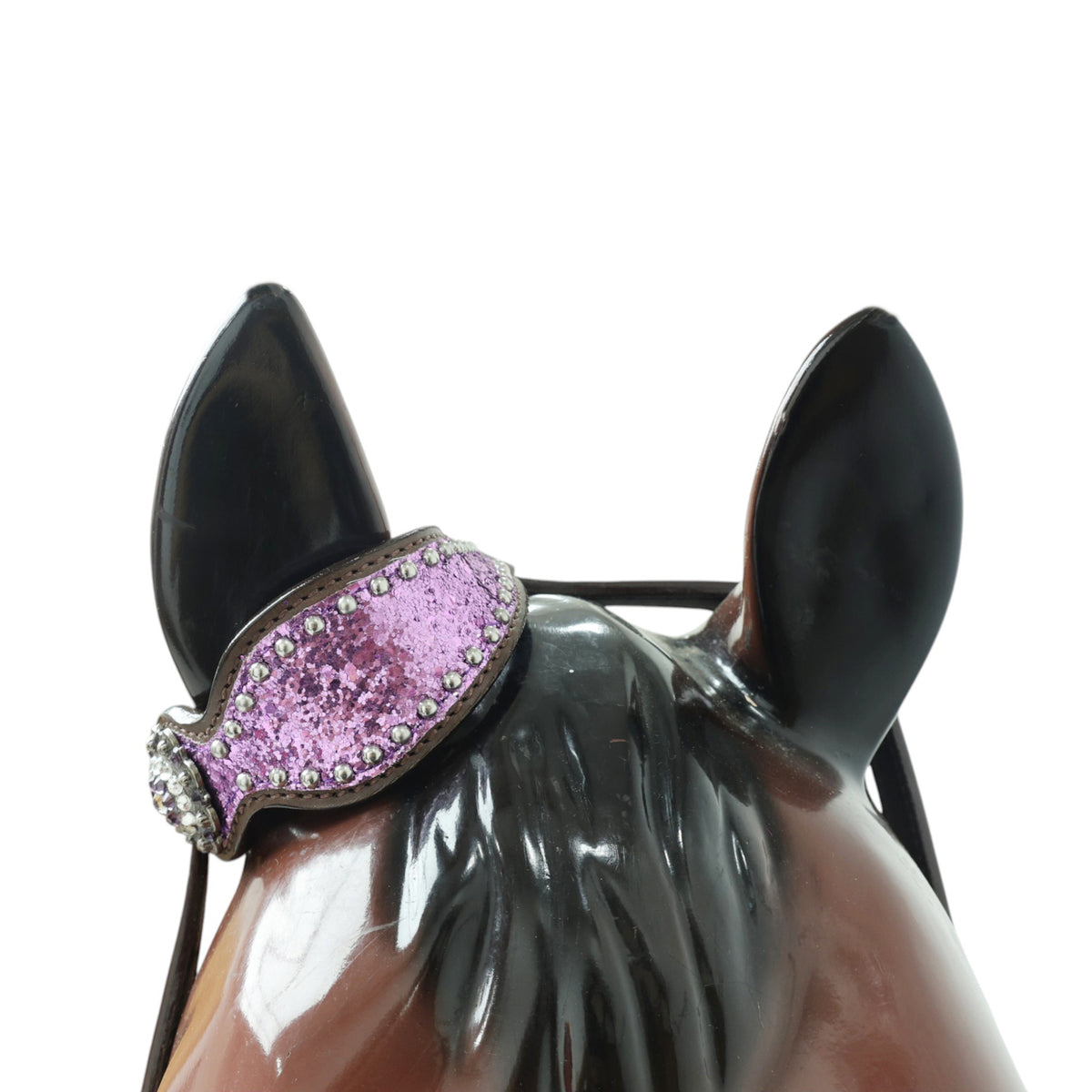 Light Purple Glitter Headstall and Breast Collar Tack Set