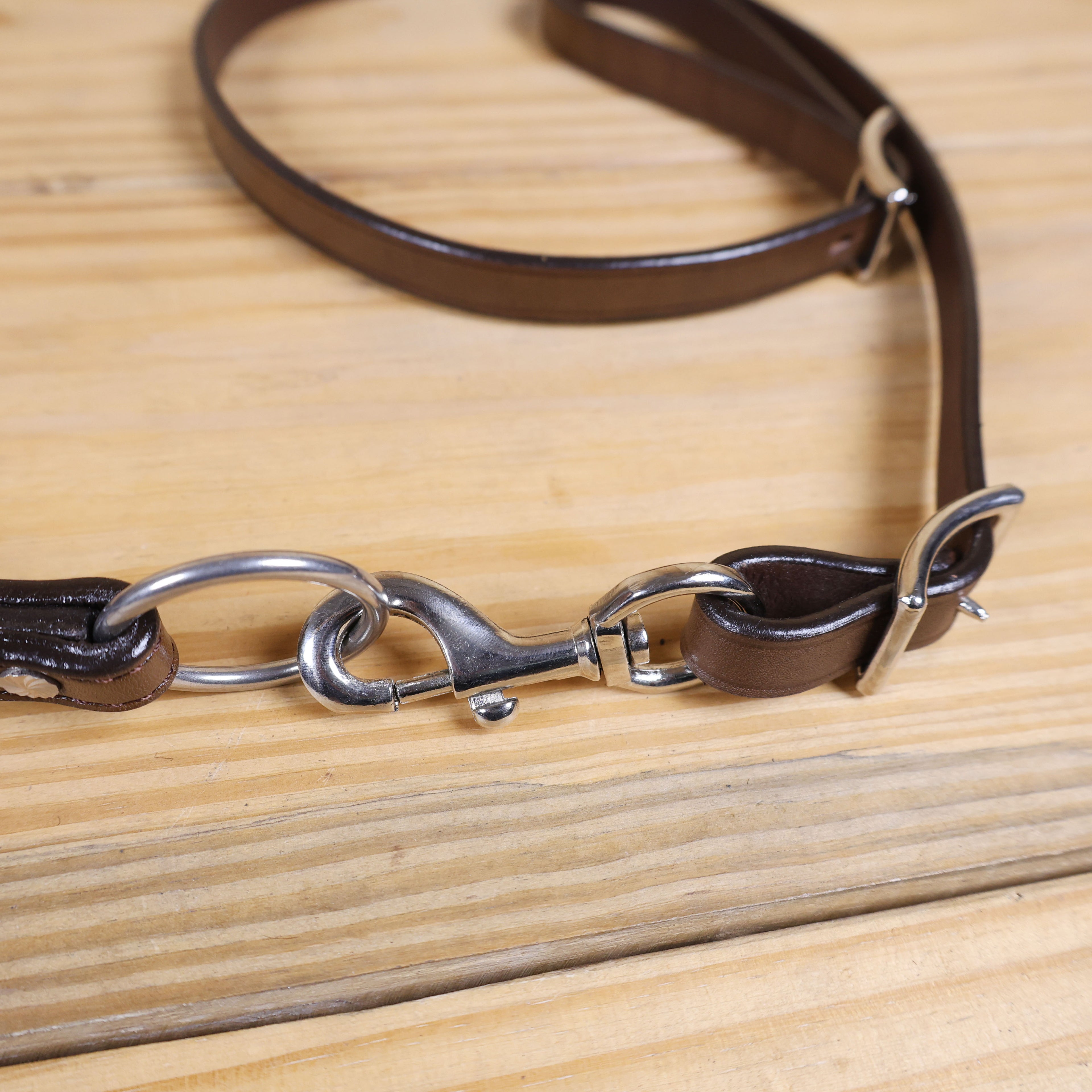 MOUSM Genuine Cow Hide Leather Tie Down Noseband with Leather Strap for Horse - Decorated with Purple Metallic Acid Wash Natural Hair On Cowhide and Rhinestone Conchos, 1 Meter Strap Length and 6/8" Inches width.