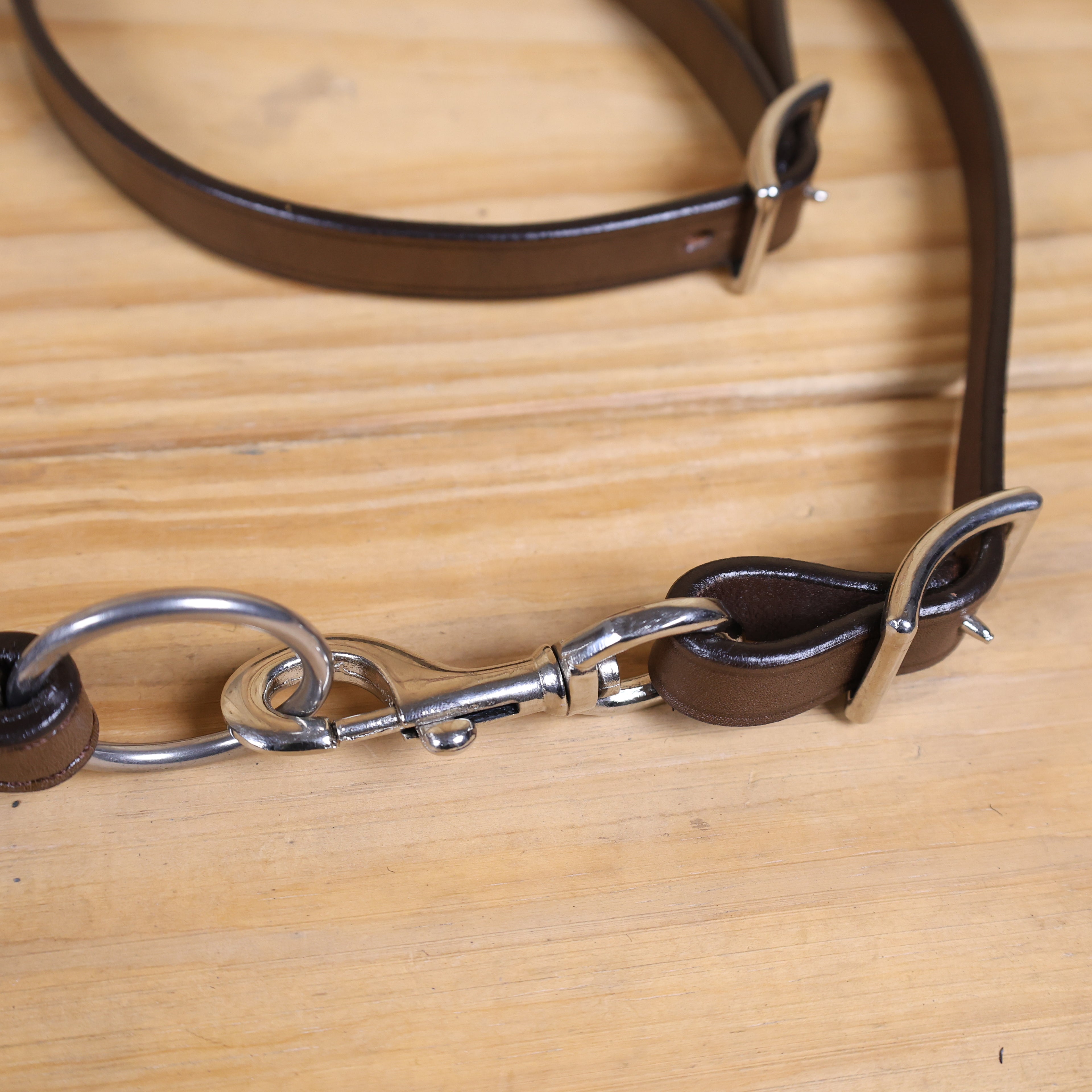 MOUSM Genuine Cow Hide Leather Tie Down Noseband with Leather Strap for Horse - Decorated with Royal Blue Metallic Acid Wash Natural Hair On Cowhide and Rhinestone Conchos, 1 Meter Strap Length and 6/8" Inches width.