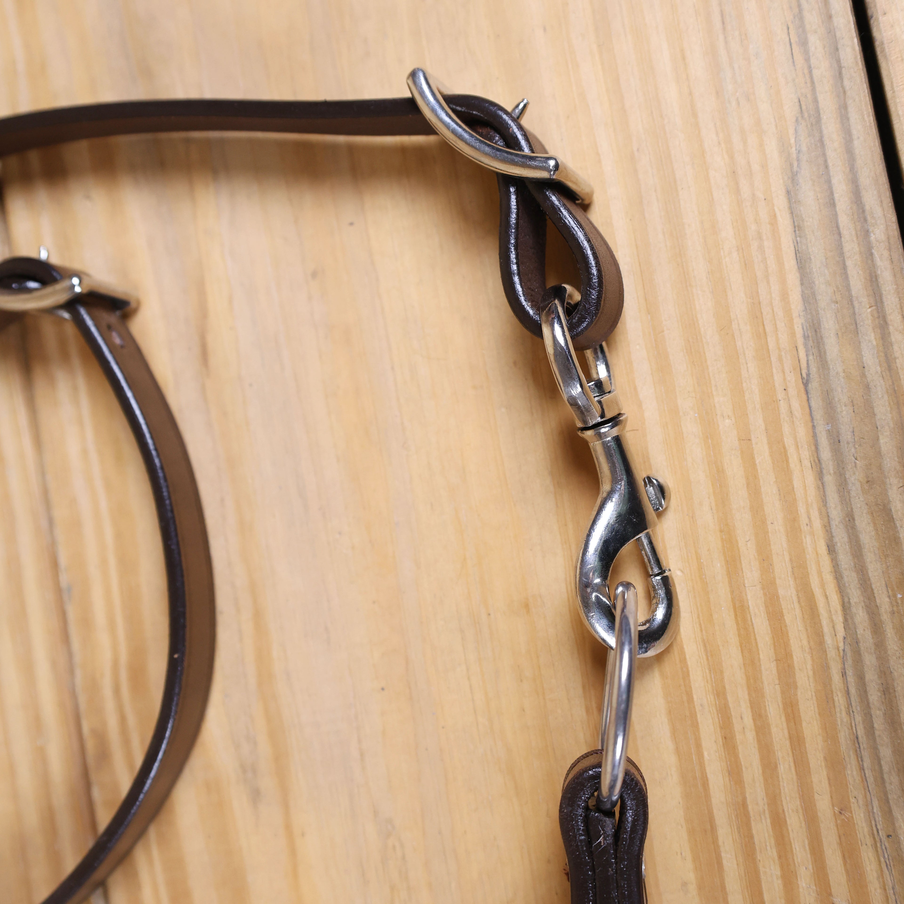 MOUSM Genuine Cow Hide Leather Tie Down Noseband with Leather Strap for Horse - Decorated with White Metallic Acid Wash Natural Hair On Cowhide and Rhinestone Conchos, 1 Meter Strap Length and 6/8" Inches width.