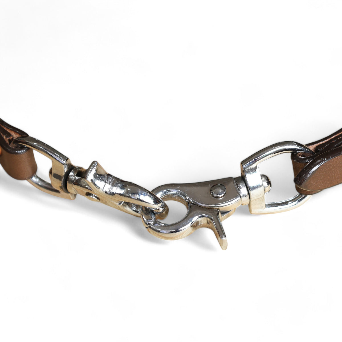 MOUSM Western Wither Strap - Stylish Horse Tack Accessory Decorated with Red Metallic Acid Wash Cowhide, Surrounded by Silver Studs, Shining Rhinestone Conchos