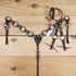 3 tone engraved ring headstall and breast collar set