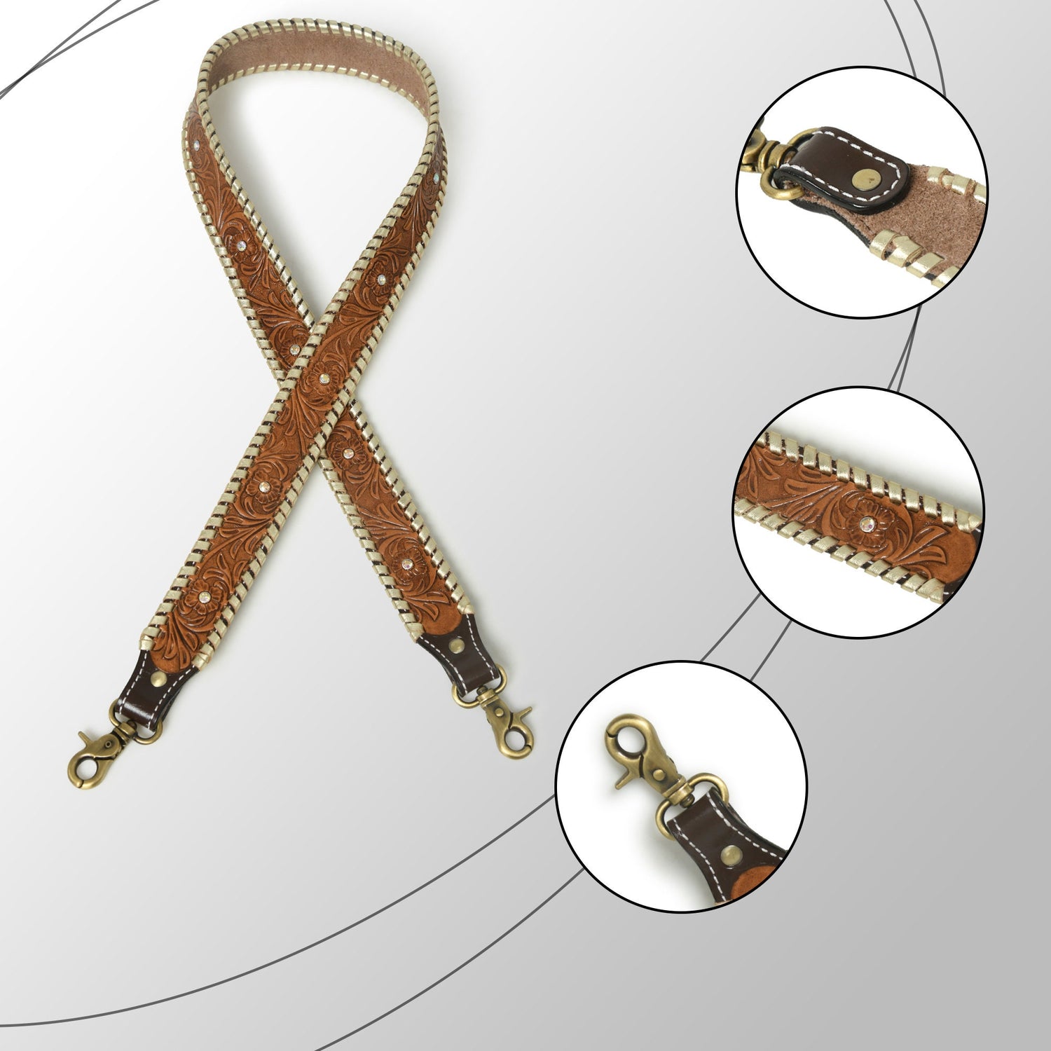 Mousm Leather Straps Boho purse/bag strap,adjustable crossbody bag strap,replacement strap,shoulder strap Canvas Purse Strap