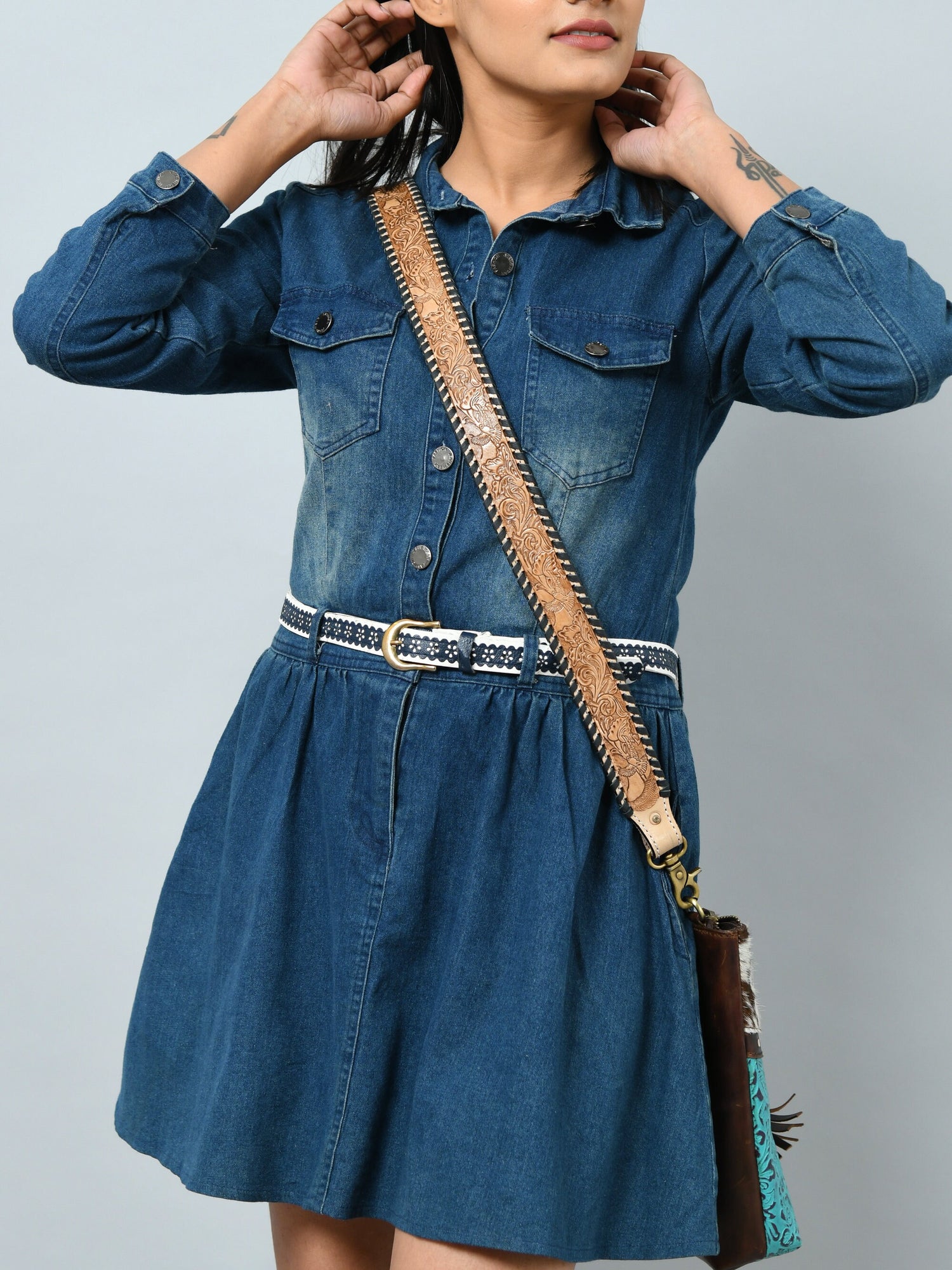 Mousm Leather Crossbody Strap, Adjustable Strap, Replacement Strap, Shoulder Strap Canvas Purse Strap, Detachable Bag Strap, Cow Leather