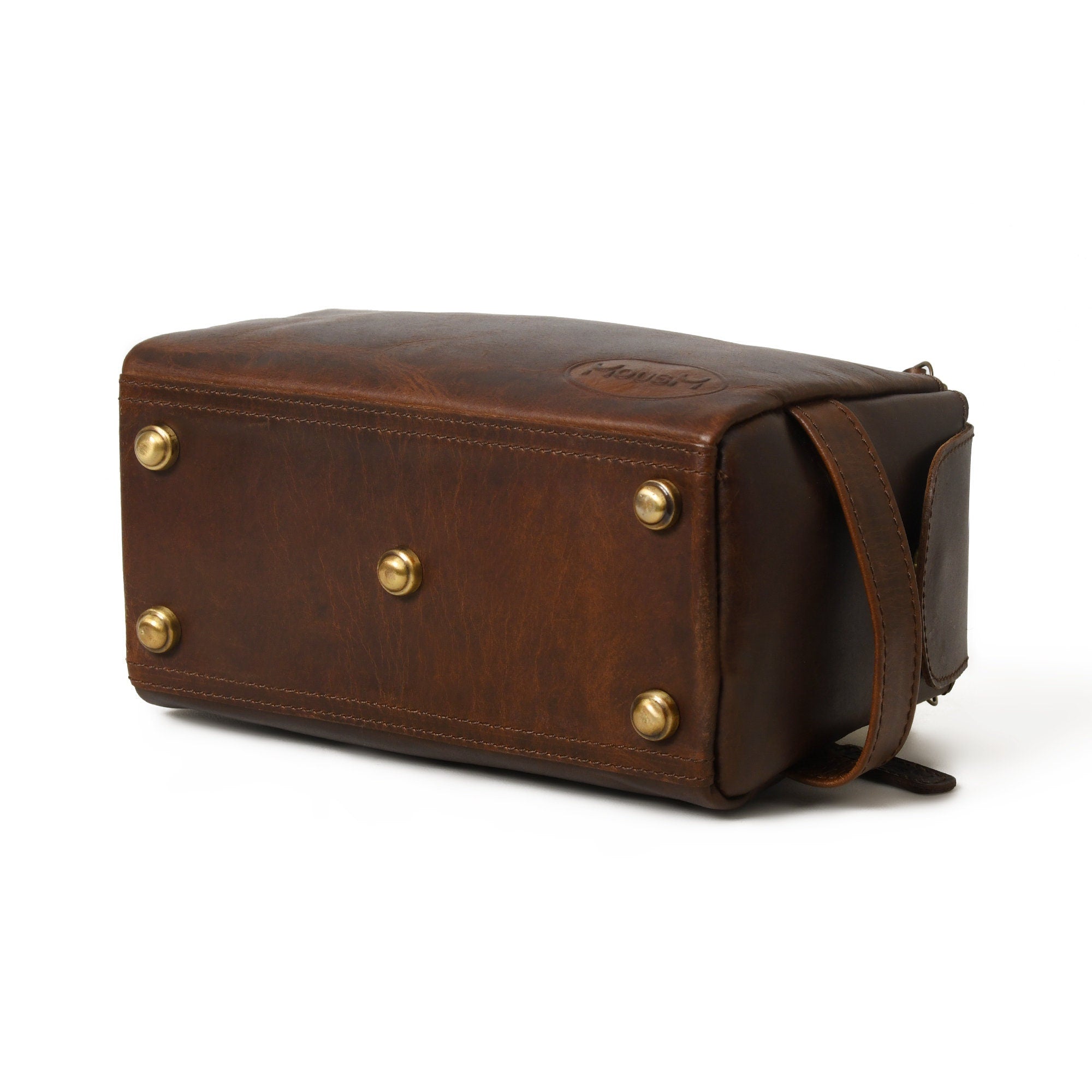 Mousm Leather Dopp Kit Men&