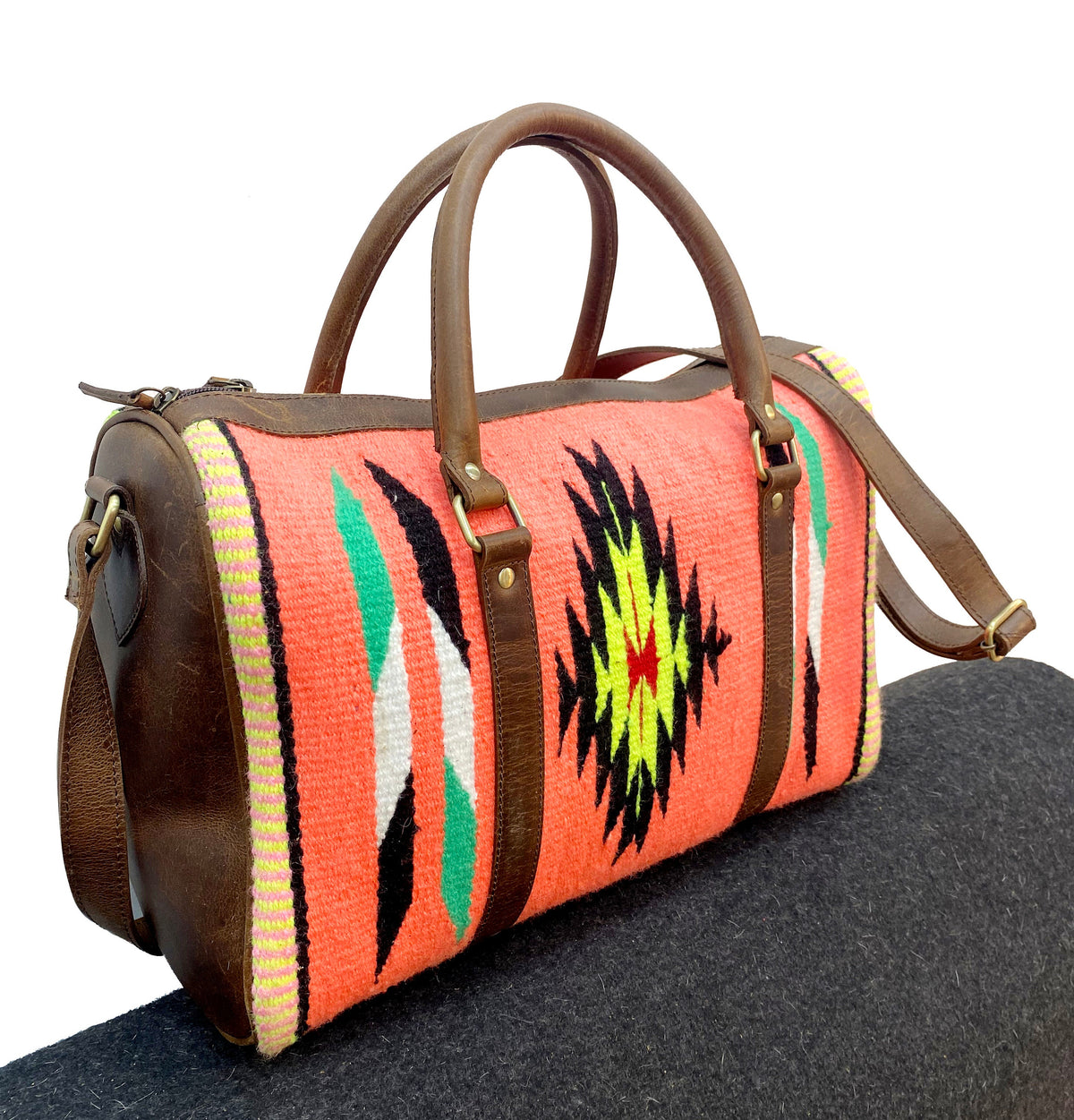 MOUSM Leather Duffle Bag, Overnight Travel Bag, Women Bag, Hand Bag, Leather Bags, Duffle Tote