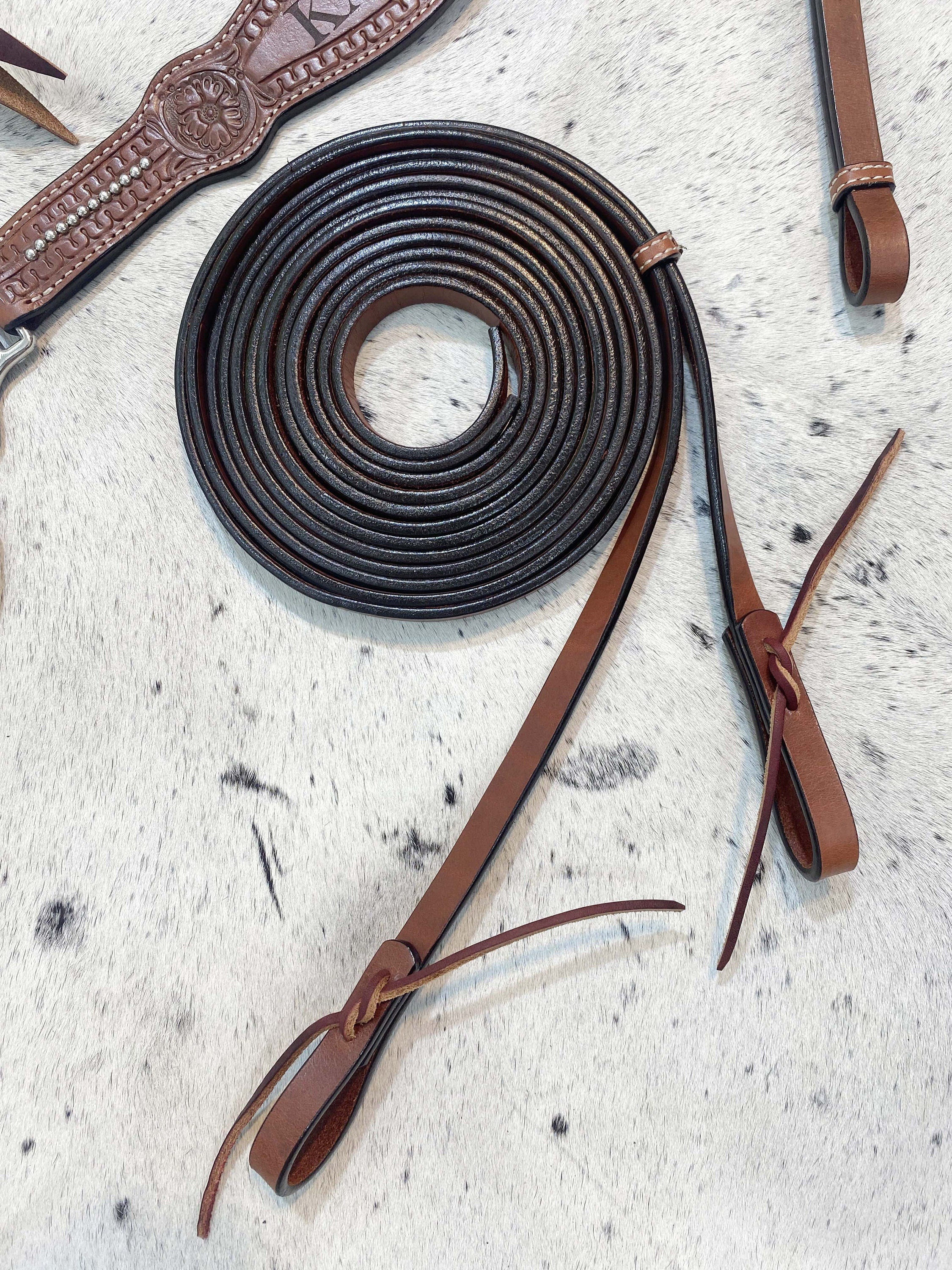 MOUSM Customized Leather Headstall and Breast Collar Set for your horse, Western leather custom headstall with loved Horse or rider name