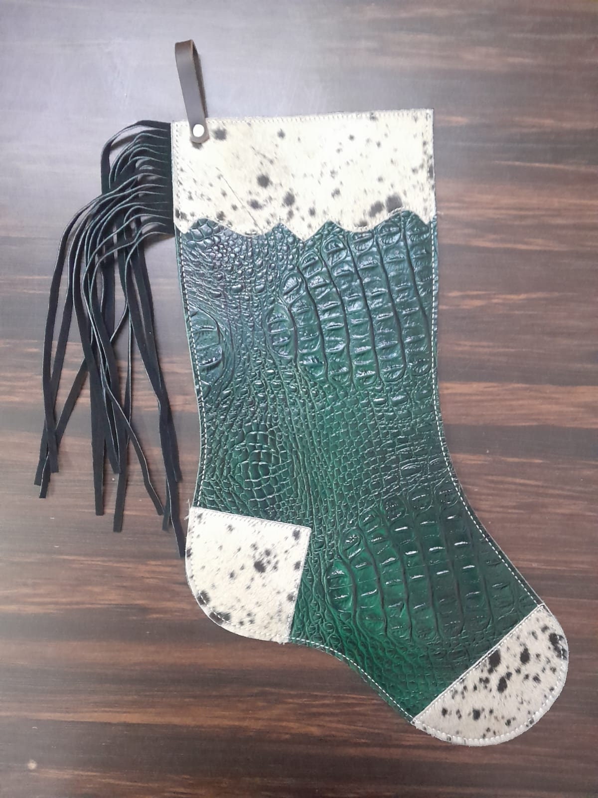 leather Christmas stockings by MOUSM Chose your design for a celebration Family Stocking Santa Stocking Gift Set Colorful Xmas Stocking Set