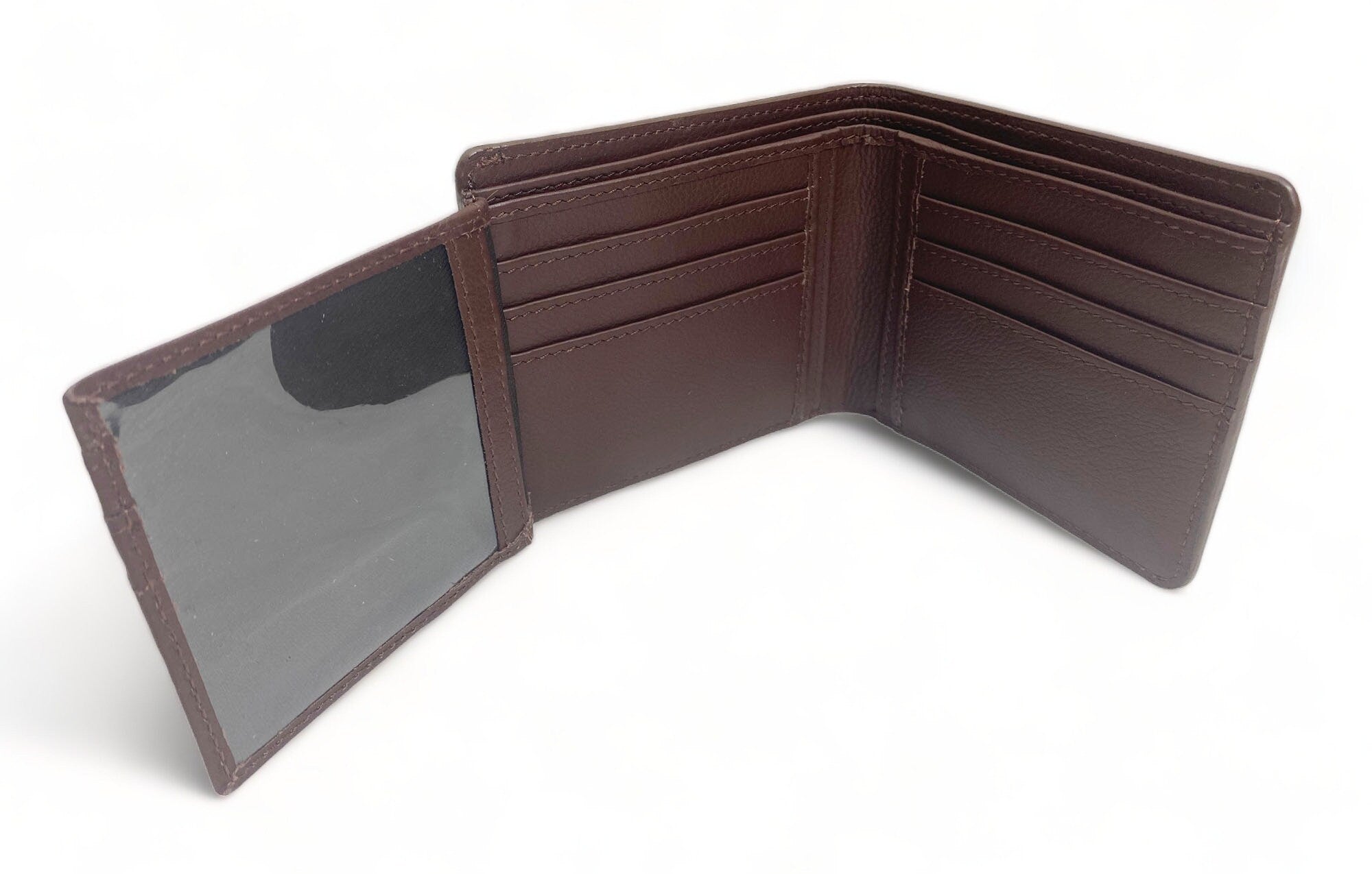 MOUSM Wallet Western Mens Leather Wallet for Men Argentina cow leather wallet with flower hand-tooled