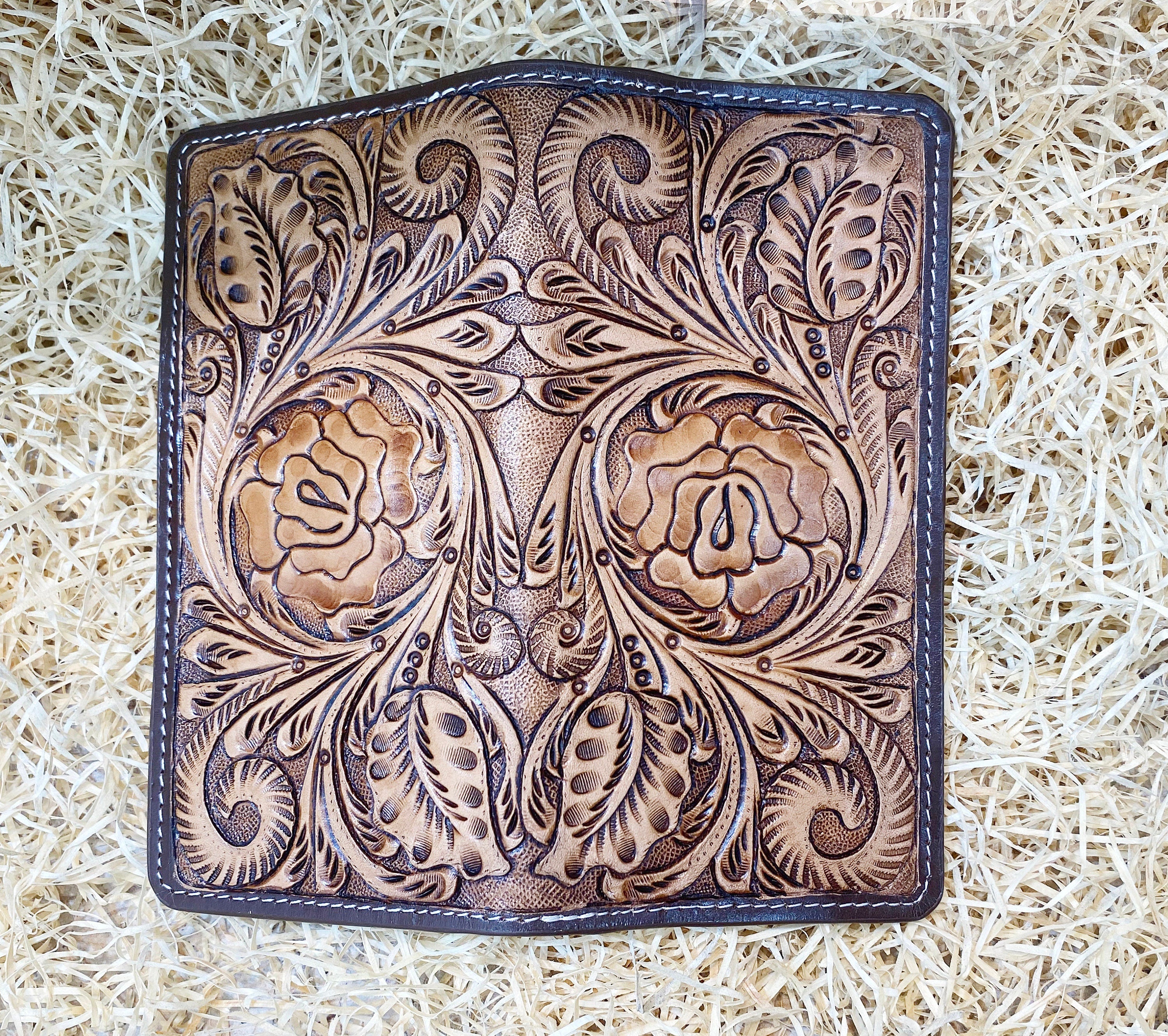 ladies clutch bag with flower and carving with antique finish bag Premium Ladies&