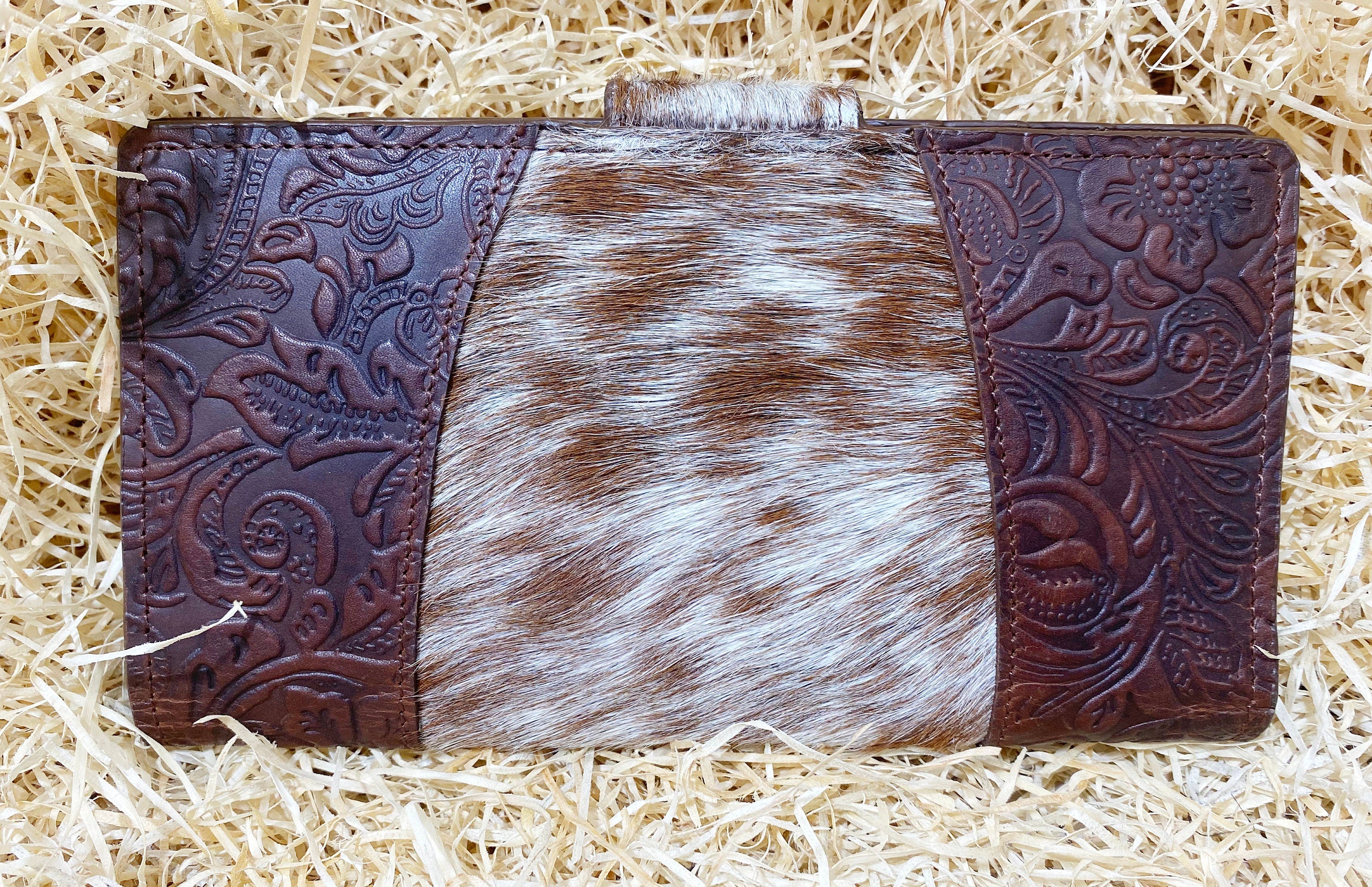 ladies clutch bag with flower embosed leather. Western Ladies hand clutch bag | Premium leather clutch bag by Mousm