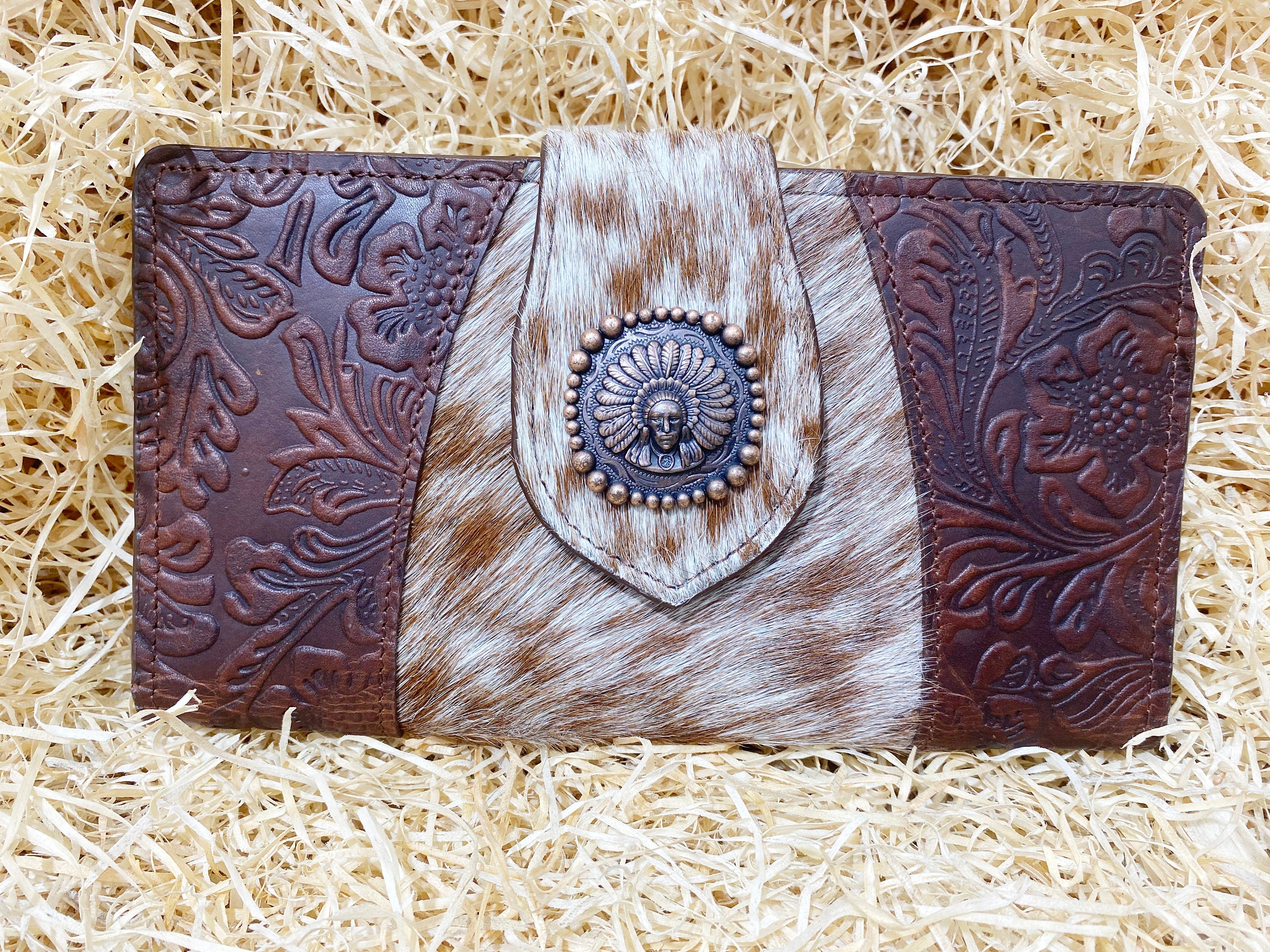 ladies clutch bag with flower embosed leather. Western Ladies hand clutch bag | Premium leather clutch bag by Mousm