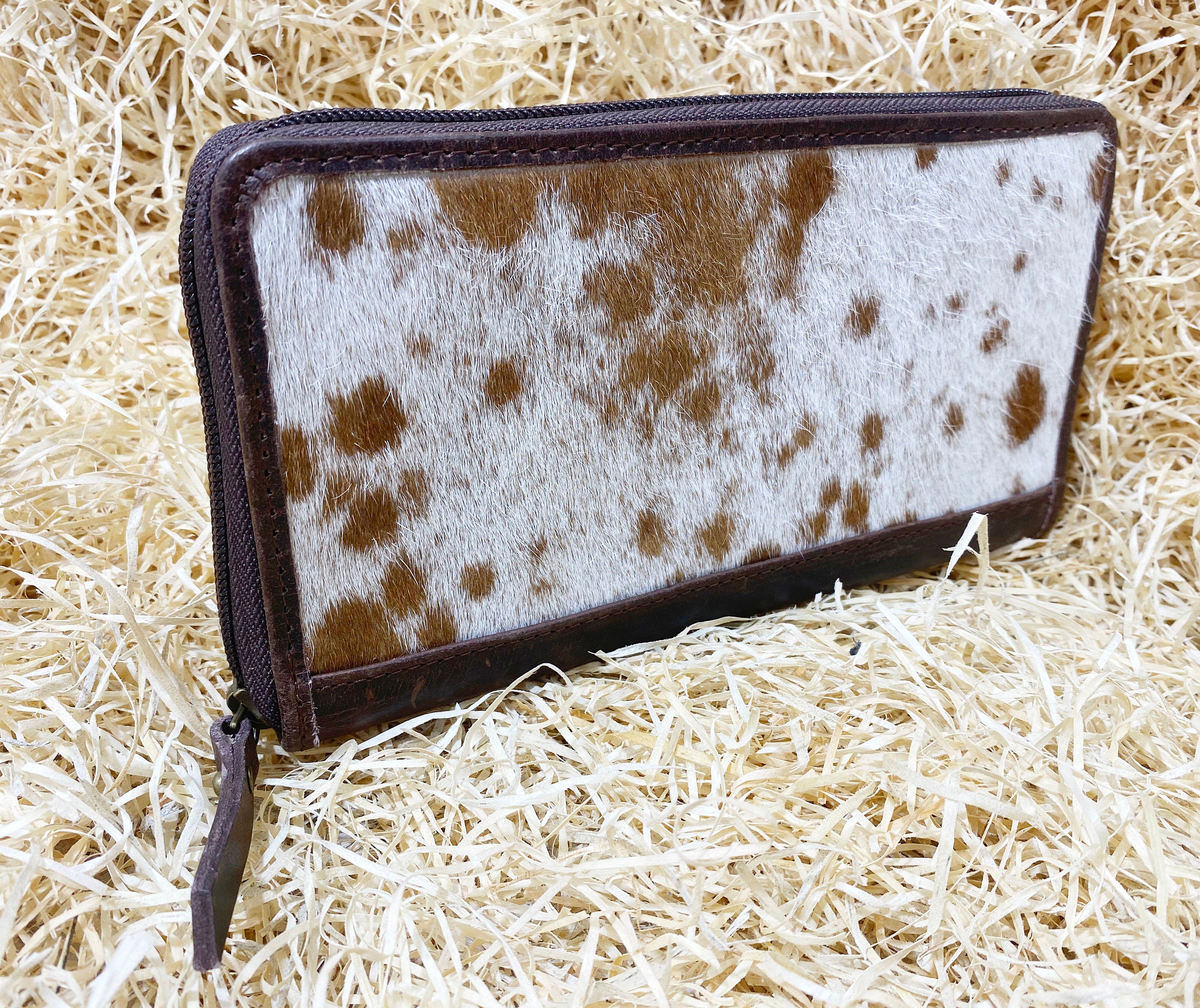 ladies clutch bag comes with Tan and White natural hairon . Western Ladies hand clutch bag | Premium leather clutch bag by Mousm