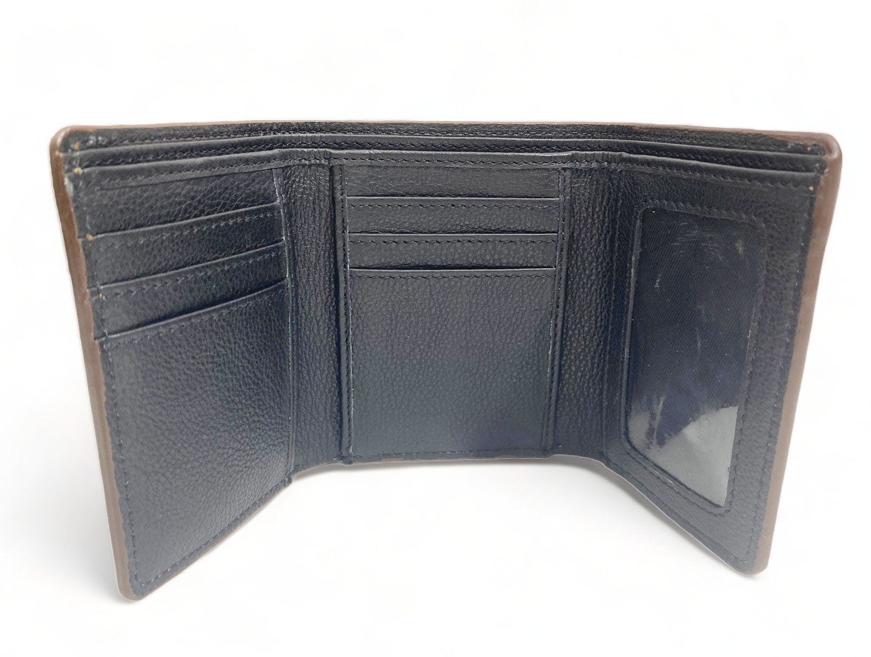 MOUSM Wallet Western Mens Leather Wallet for Men Argentina cow leather with OAK fruit carving leather wallet