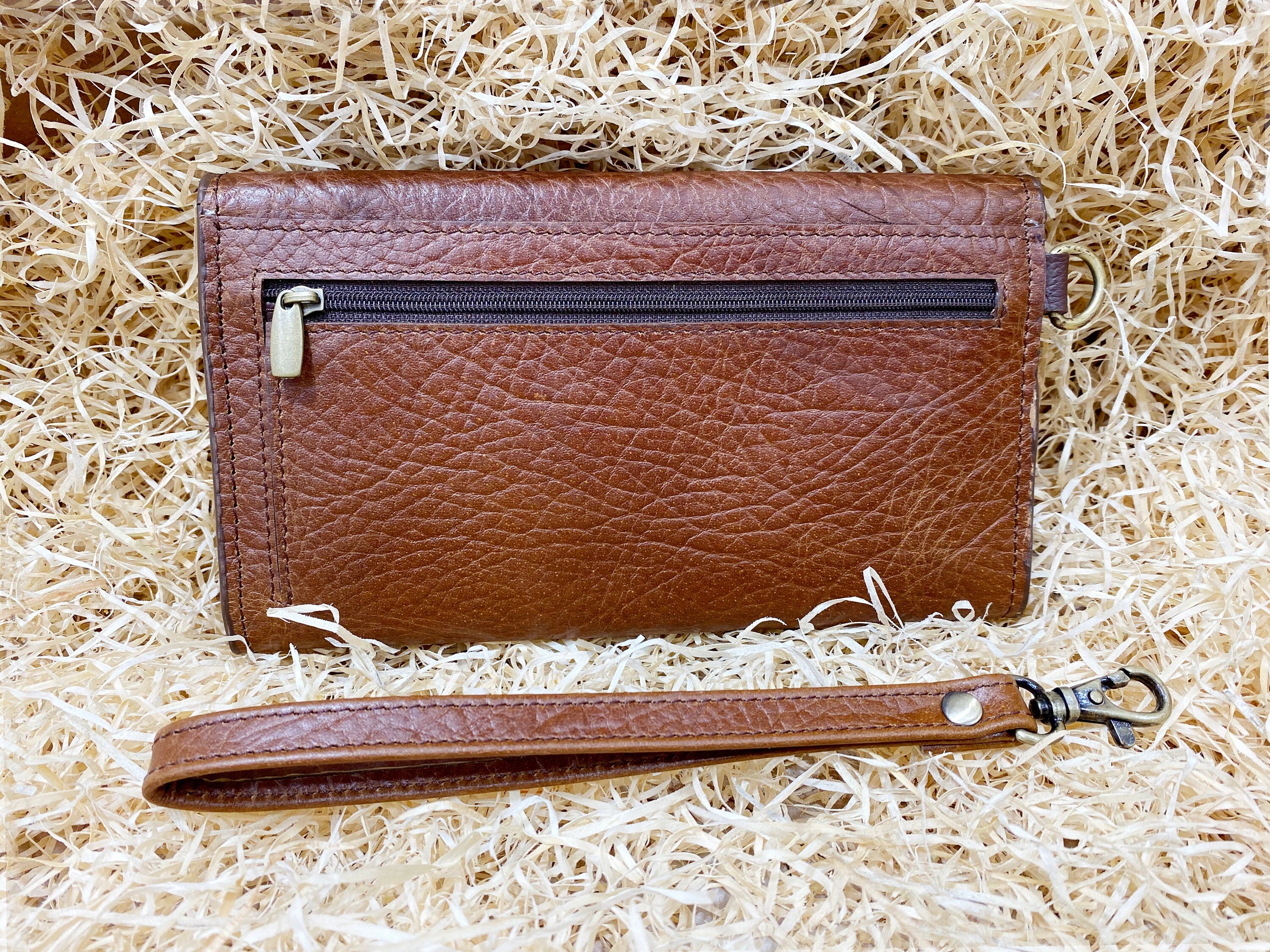 ladies clutch bag comes with Aztec embroidery overlay with copper studs Western leather clutch bag Evening clutch bag Party clutch bag MOUSM