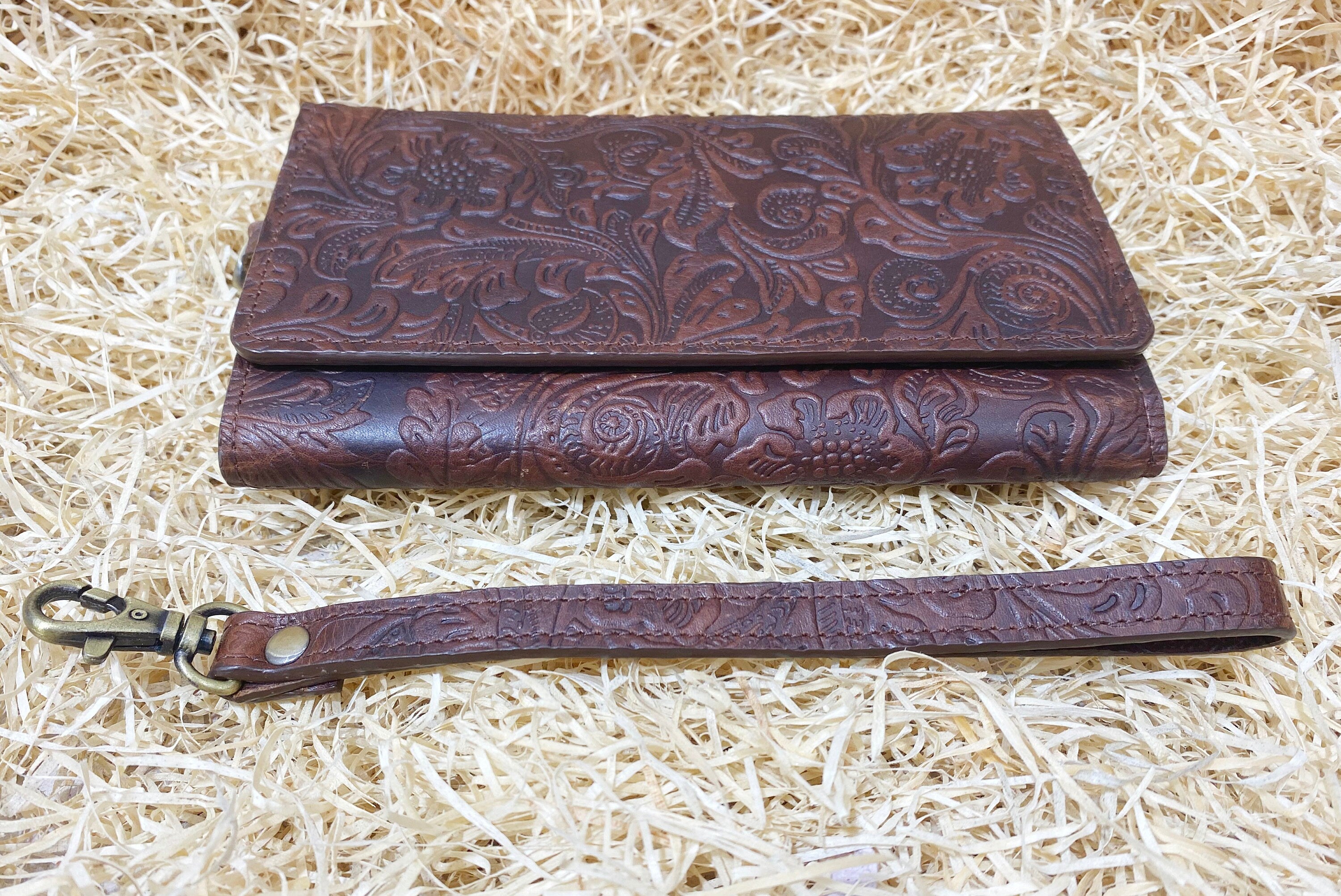 ladies clutch bag comes with Flower embossed leather. Western Ladies hand clutch bag | Premium leather clutch bag by Mousm