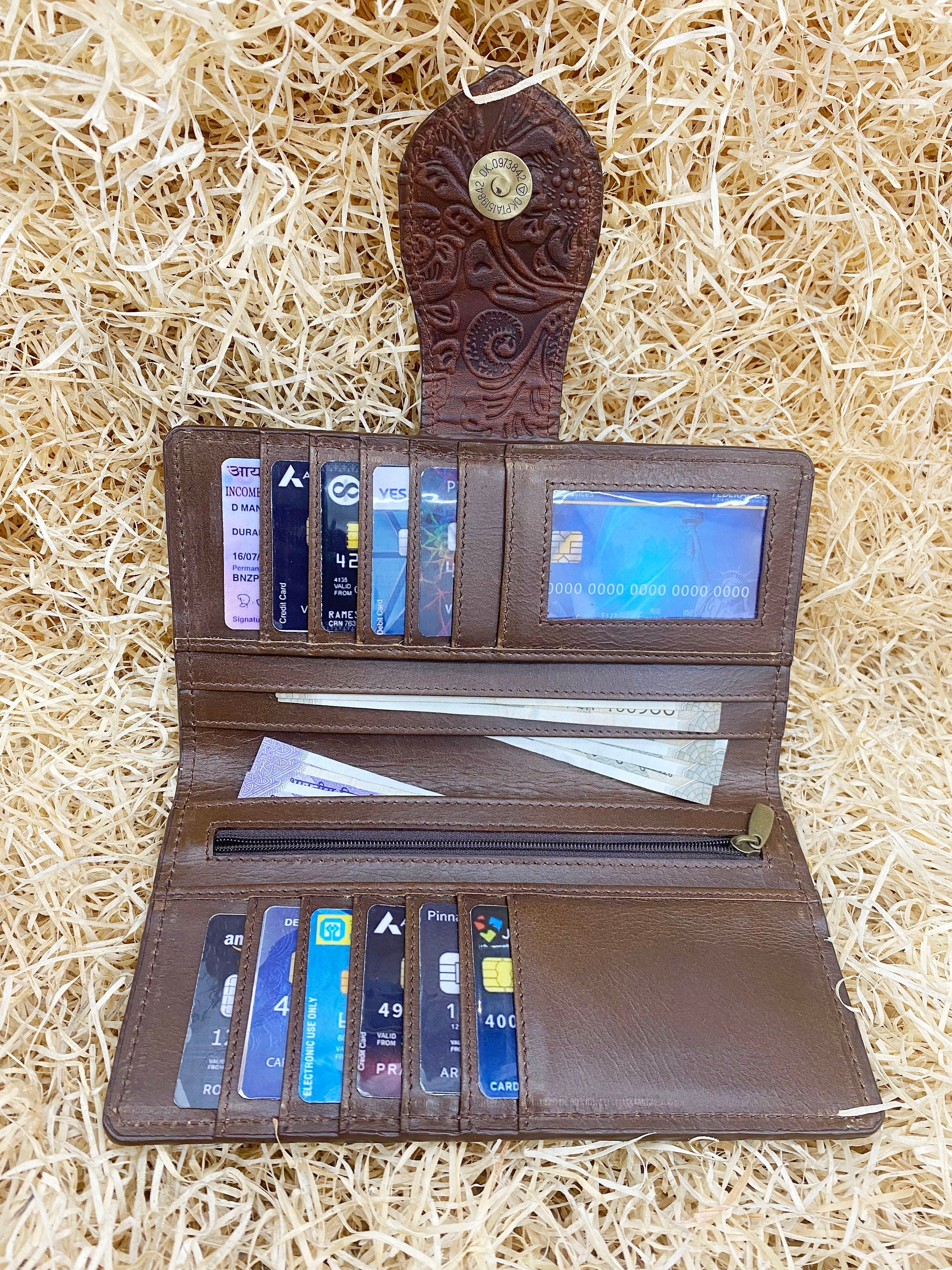 ladies clutch bag with flower embosed leather. Western Ladies hand clutch bag | Premium leather clutch bag by Mousm