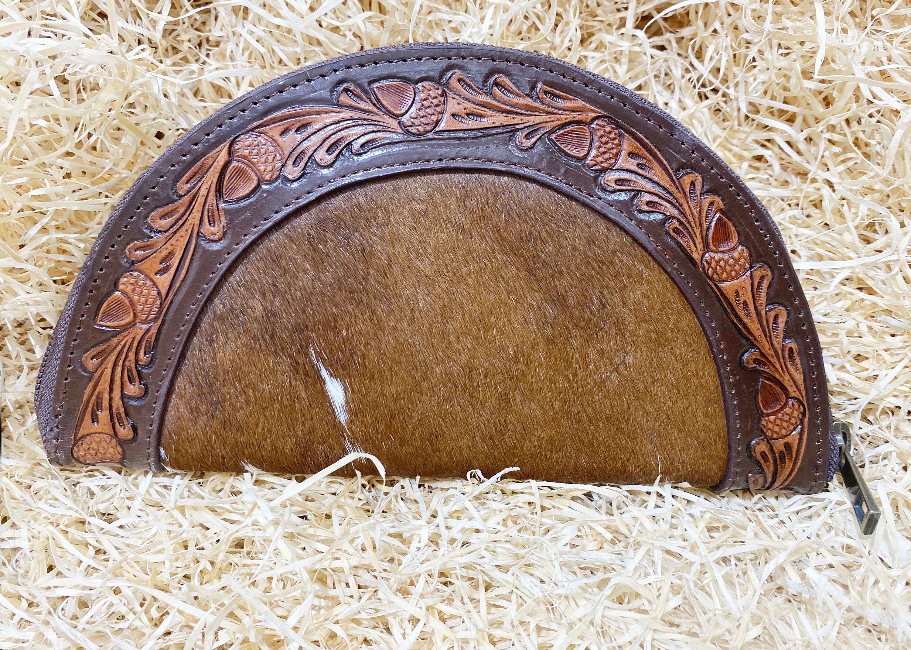 ladies clutch bag comes with OKA fruit carving around the clutch. Western Ladies hand clutch bag | Premium leather clutch bag by Mousm