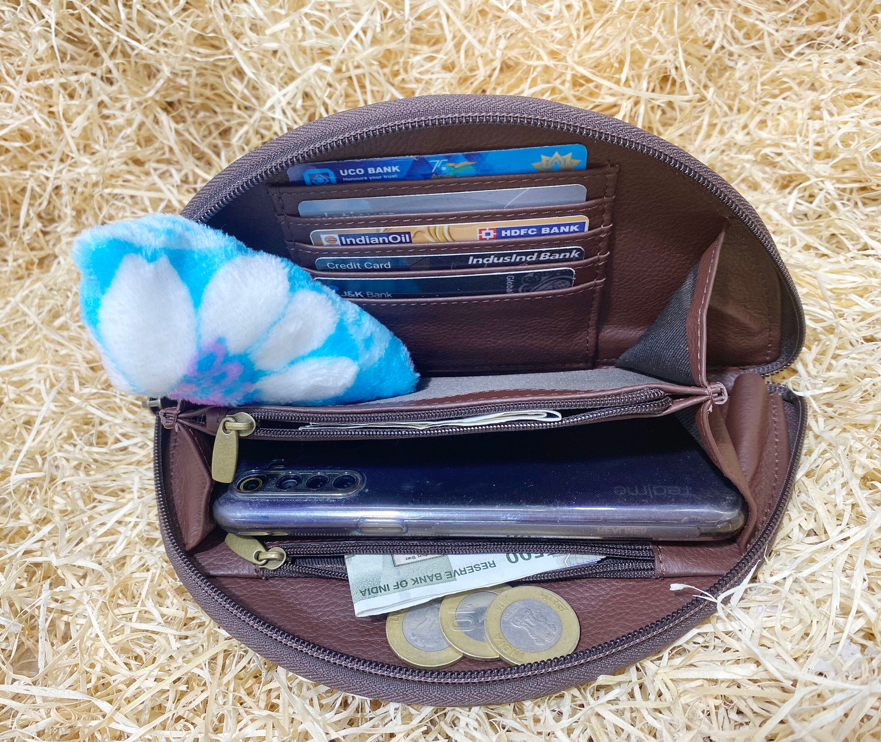 ladies clutch bag comes with OKA fruit carving around the clutch. Western Ladies hand clutch bag | Premium leather clutch bag by Mousm