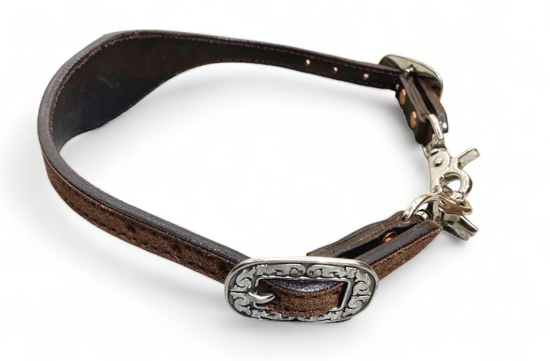 MOUSM Western Wither Strap - Stylish Horse Tack Accessory Decorated with Flower Hand-Carving Patch Buck Stitching