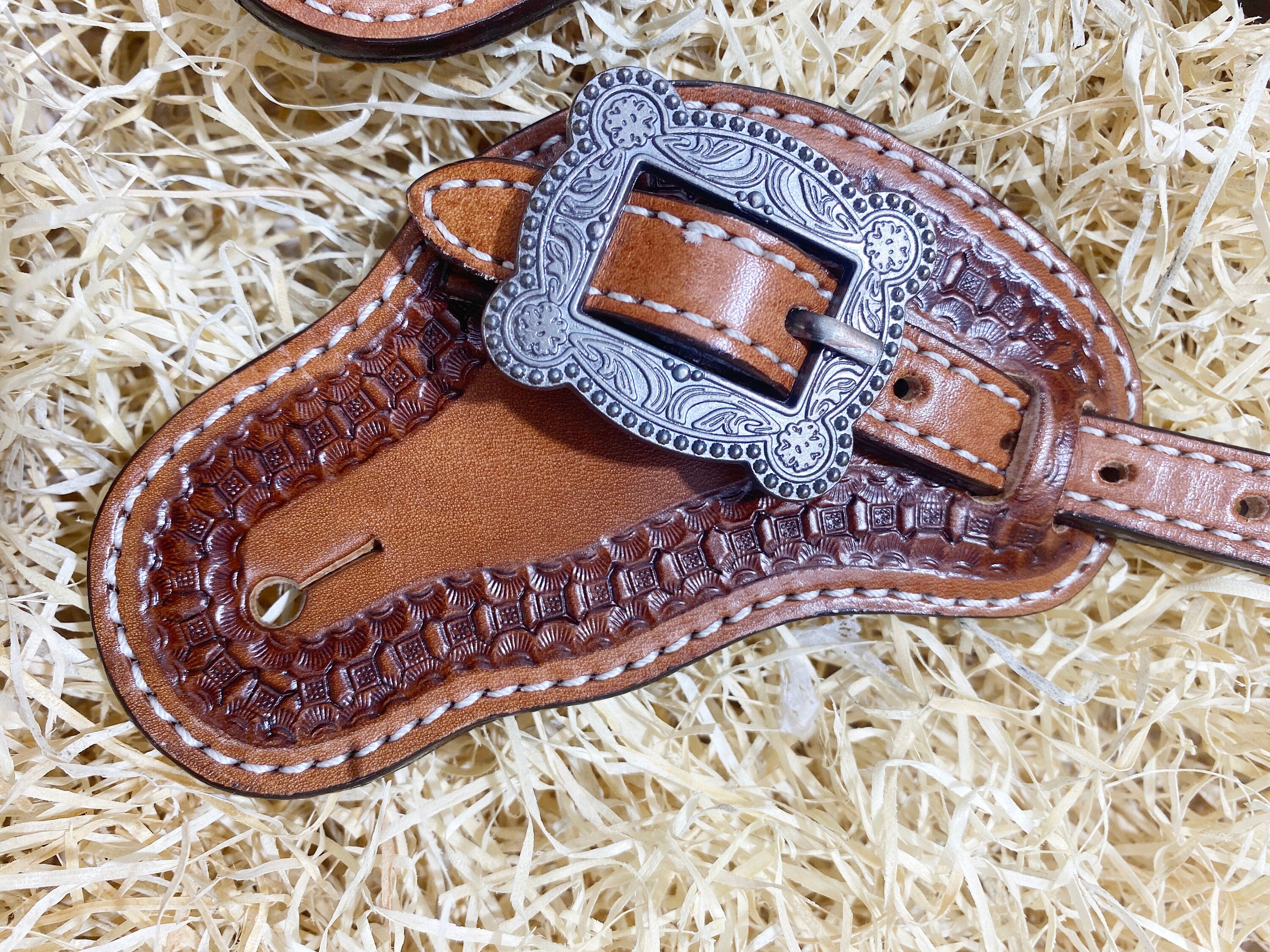 MOUSM Western Spur Straps – Argentina Cow Leather Men&