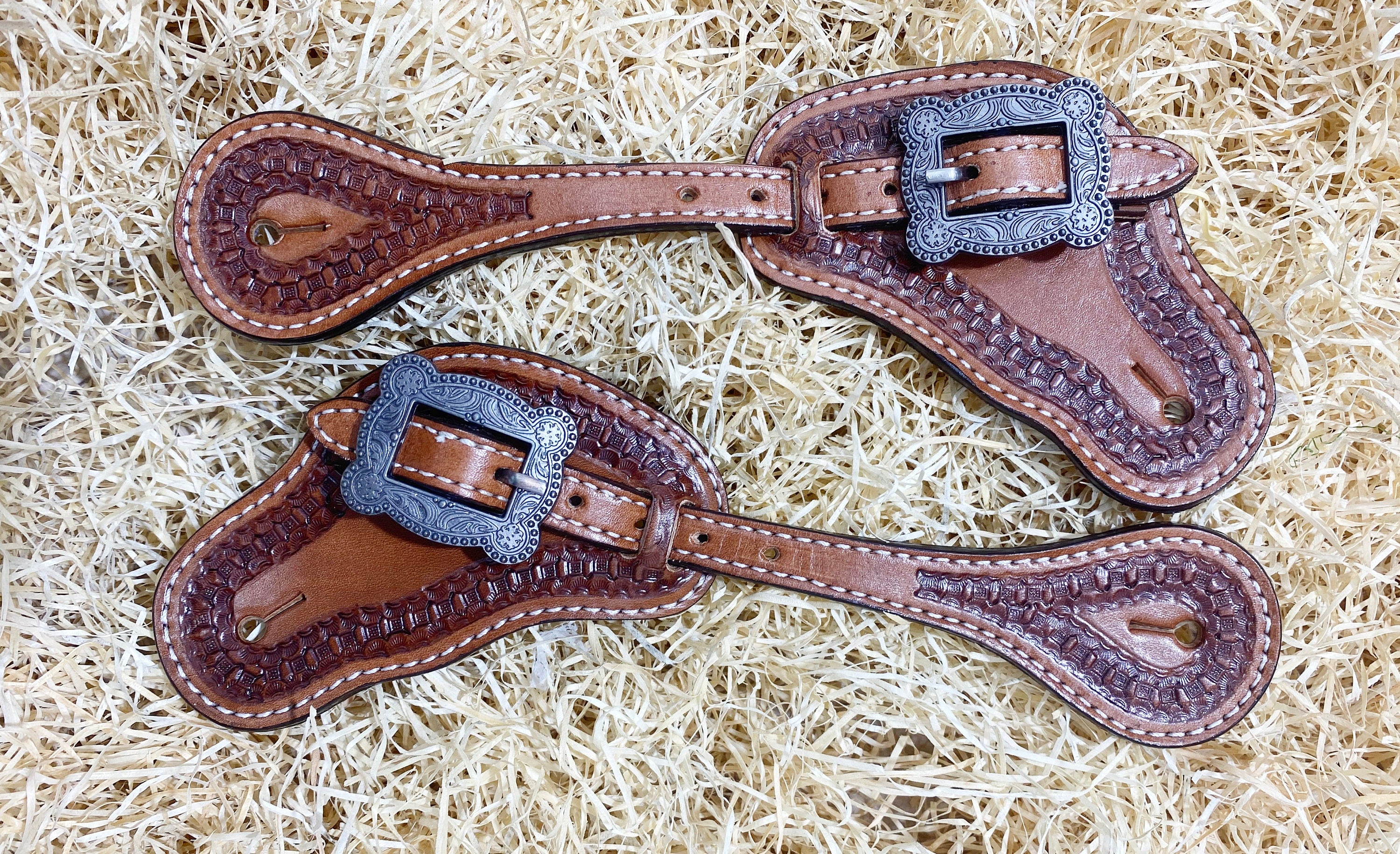 MOUSM Western Spur Straps – Argentina Cow Leather Men&