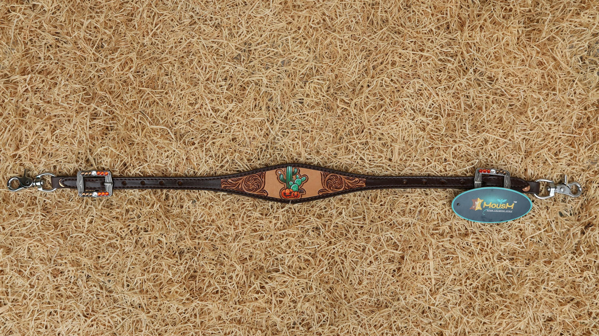 Halloween Pumpkin Hand Painted and Hand Carving Headstall Set
