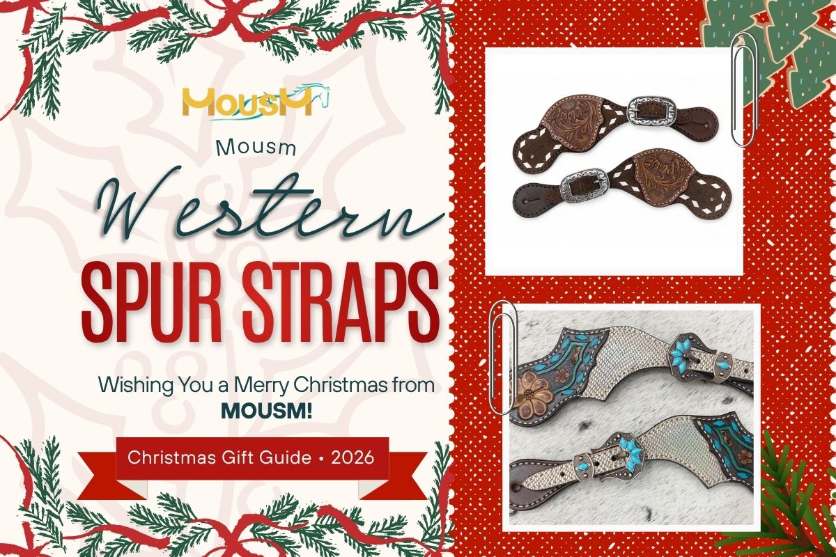 Christmas Spur Straps 