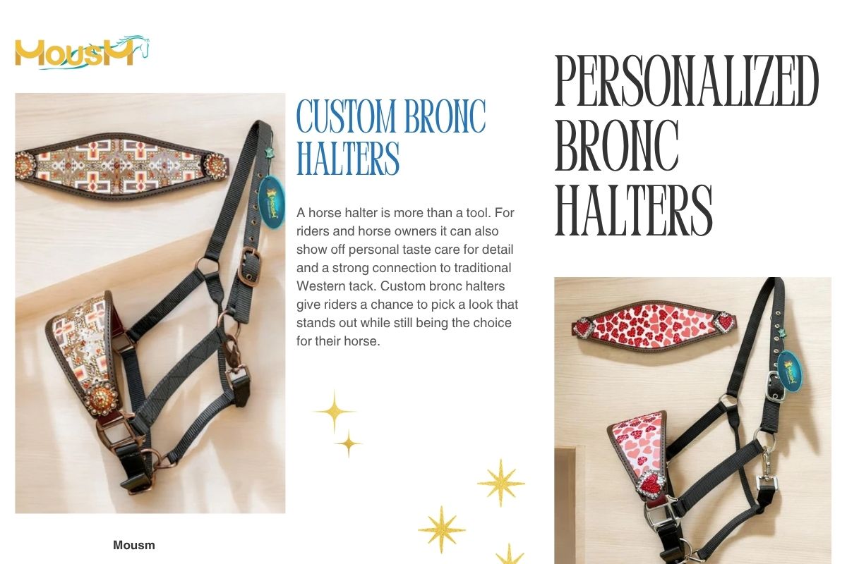 Custom Bronc Halters