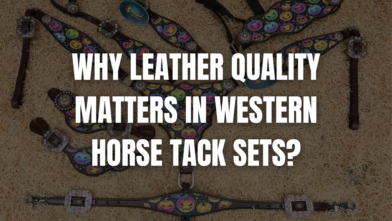 Why Leather Quality Matters in Western Horse Tack Sets?