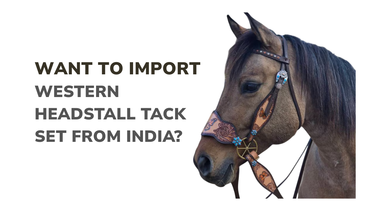 How do you import a Western Headstall Tack Set from India to the USA?