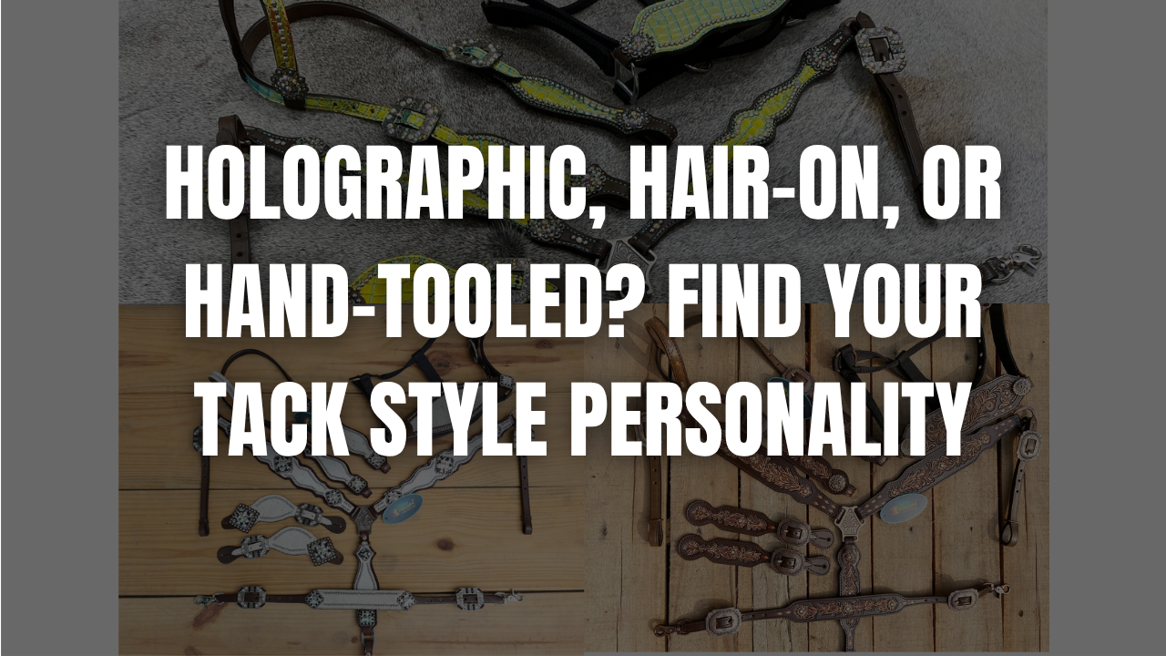 Holographic, Hair-On, or Hand-Tooled? Find Your Tack Style Personality
