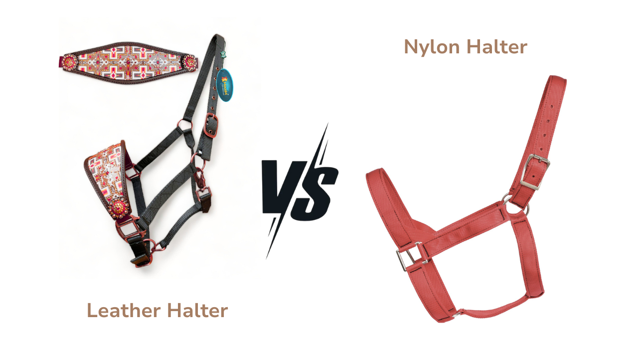 Difference Between Nylon Halter vs Leather Halter
