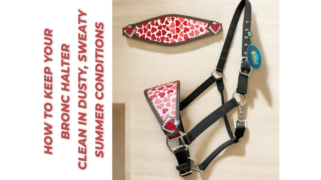 How to Keep Your Bronc Halter Clean in Dusty, Sweaty Summer Conditions