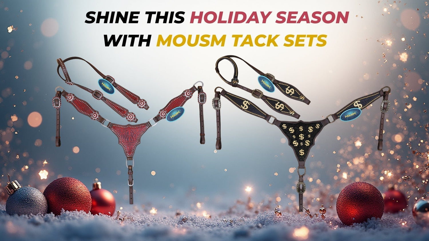 Ride Into Winter with Western Headstall and Breast Collar Sets That Shine This Holiday Season
