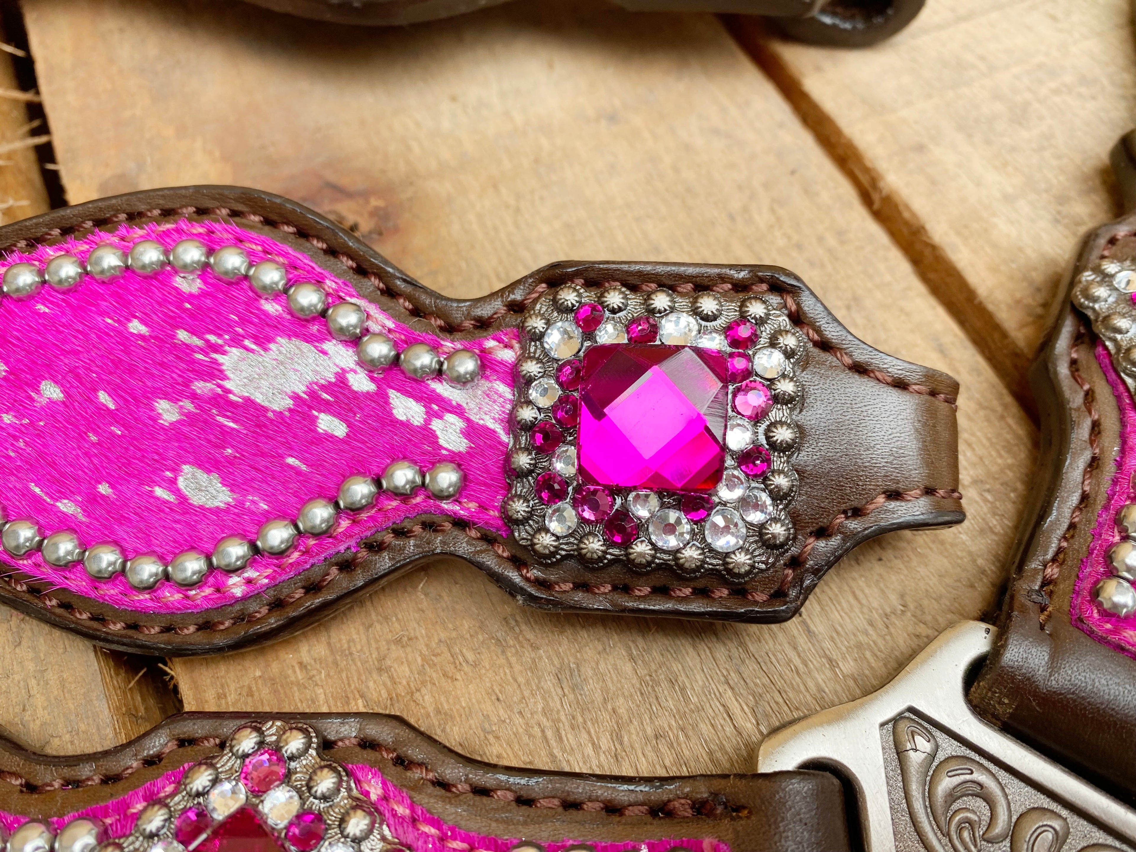 Pink Rhinestone Concho