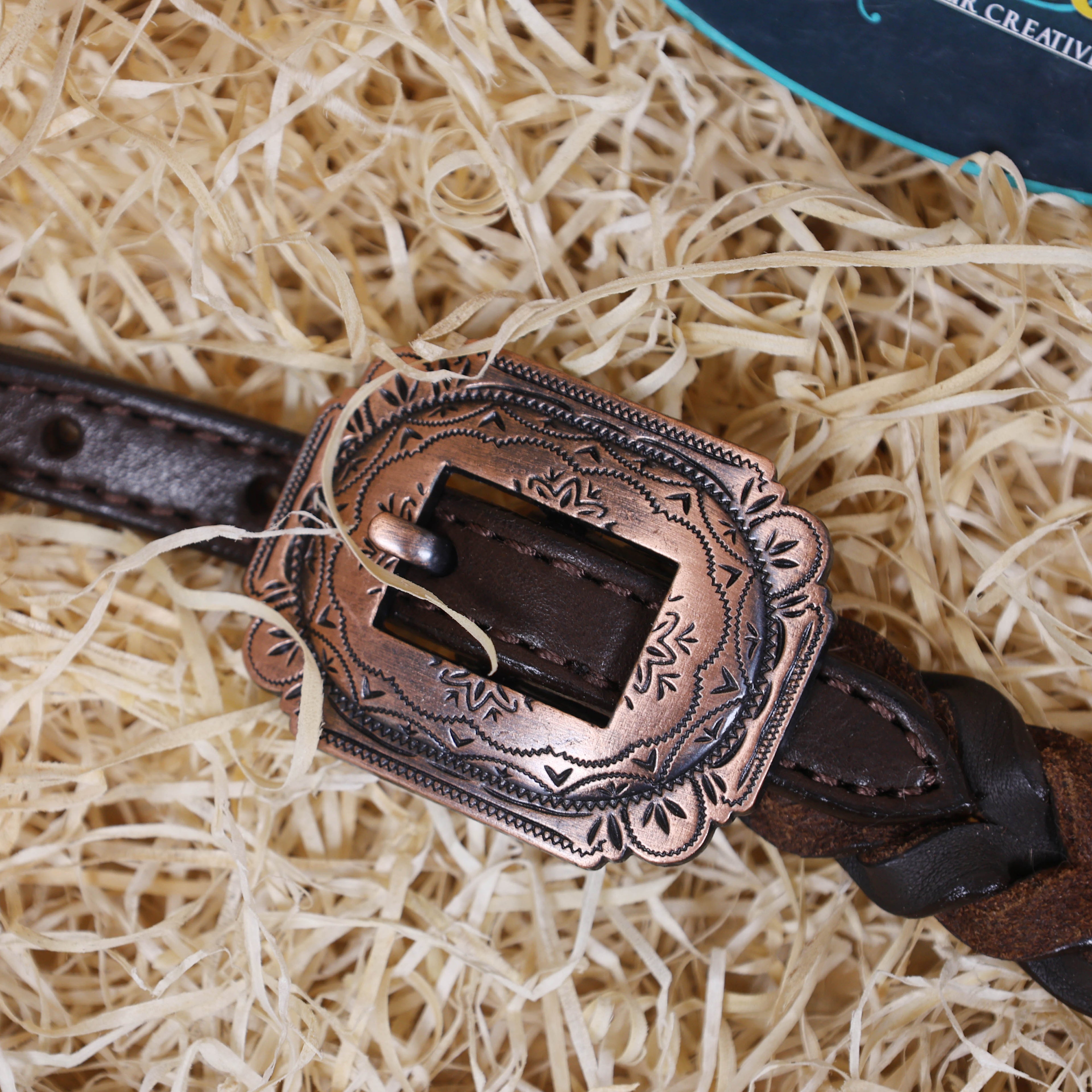 MOUSM Western Horse Tack Set – Handcrafted from Genuine Argentine Leather, Featuring a Royal Blue and White Checkered Gladiator Breast Collar with Engraved Metal Rings, Braided Cheekpieces, and Berry Conchos