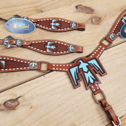 Gladiator Breast Collar Thunderbird Design