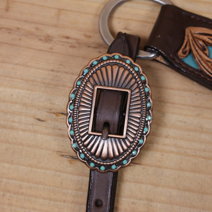 Western Headstall and Breast Collar Set Decorated with Flower Hand Tooled and Filigree Carving with Turquoise Inlay and Antique Finish Big Sunburst Buckles MOUSM