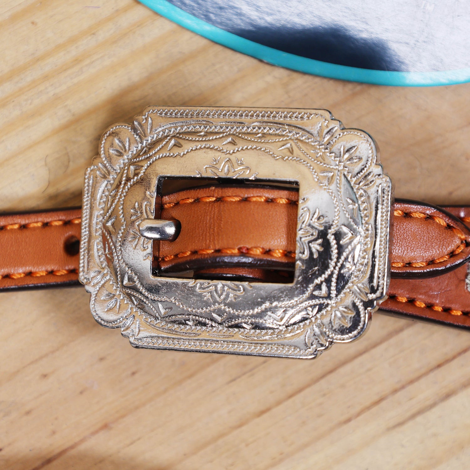 Western Leather Headstall &amp; Breast Collar Set – Rainbow Rose Embossed Leather