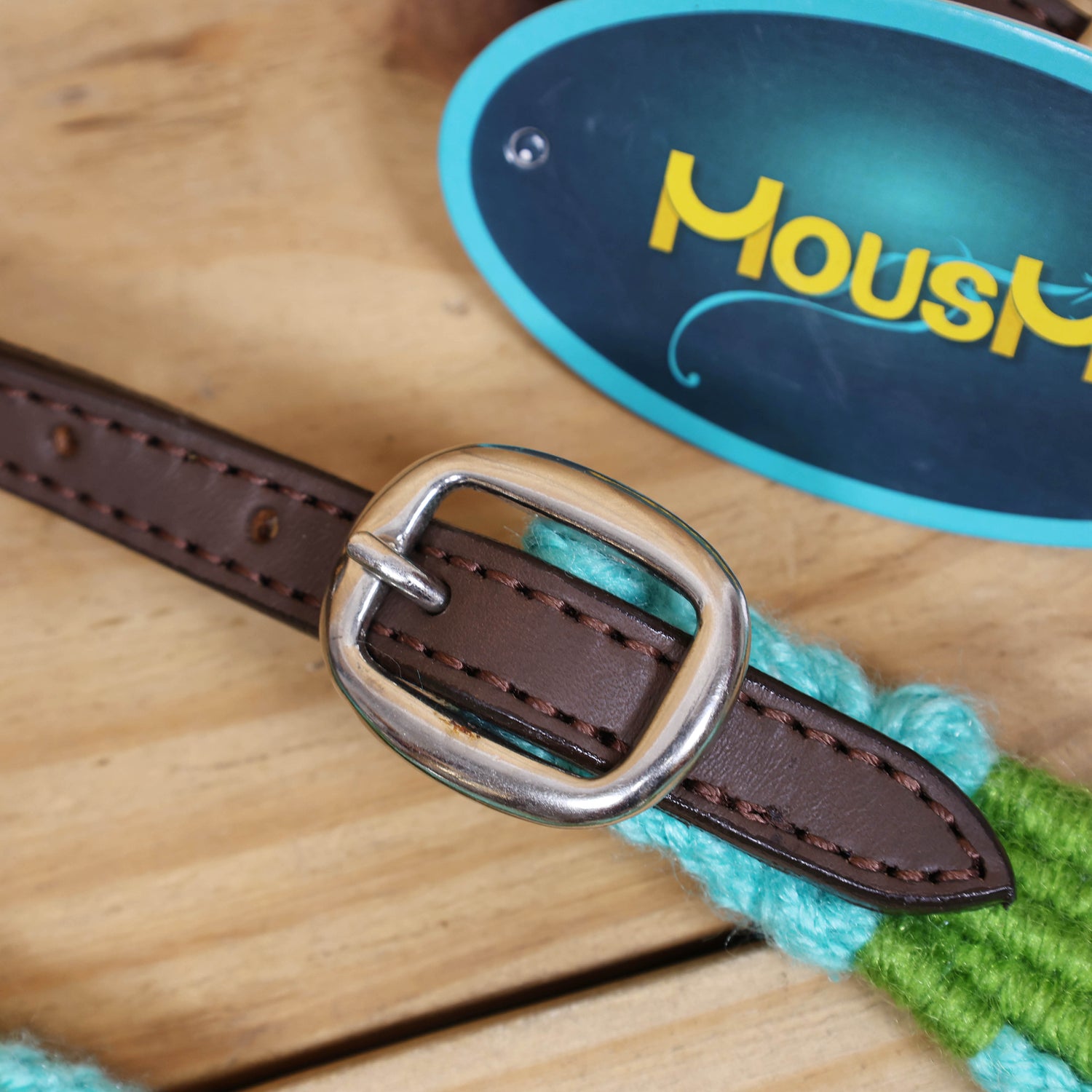 Turquoise and Green Mohair Western Headstall Tack Set with 32” Front Girth – Complete 5-Piece Set on Argentine Leather – Antique Copper Hardware – Handcrafted