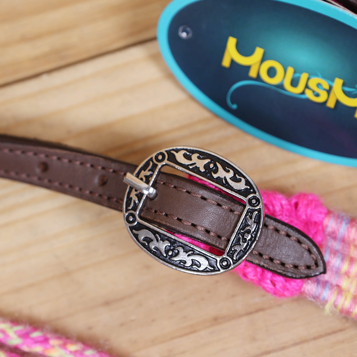 Pink, Teal &amp; Green Mohair Western Headstall Tack Set with 32” Front Girth – Complete 5-Piece Set on Argentina Leather – Antique Copper Hardware – Handcrafted