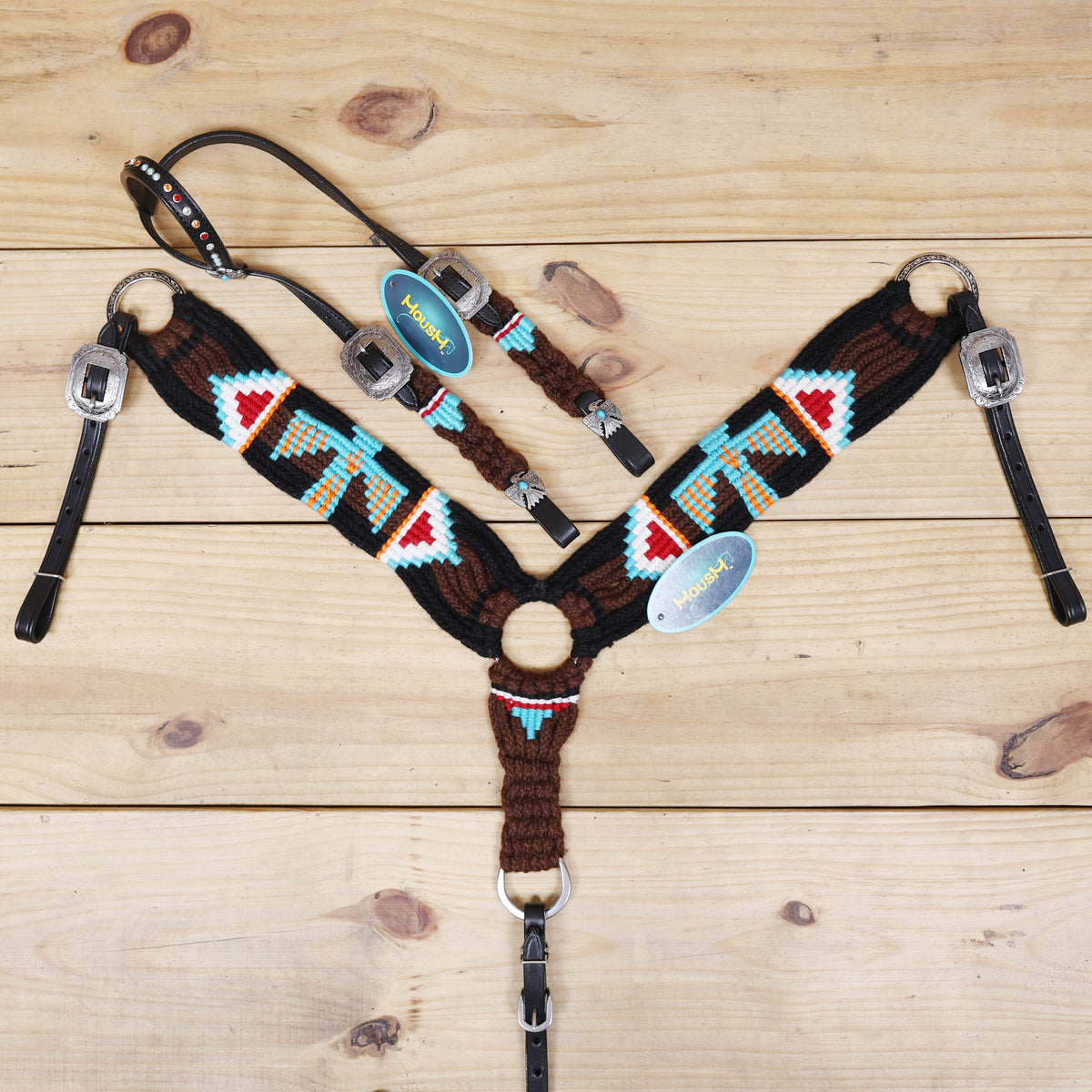 Thunder Bird Mohair Complete Western Horse Tack Set