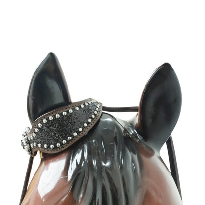 Black Glitter Horse Tack Set with Bling Rhinestone Conchos, Silver Studs