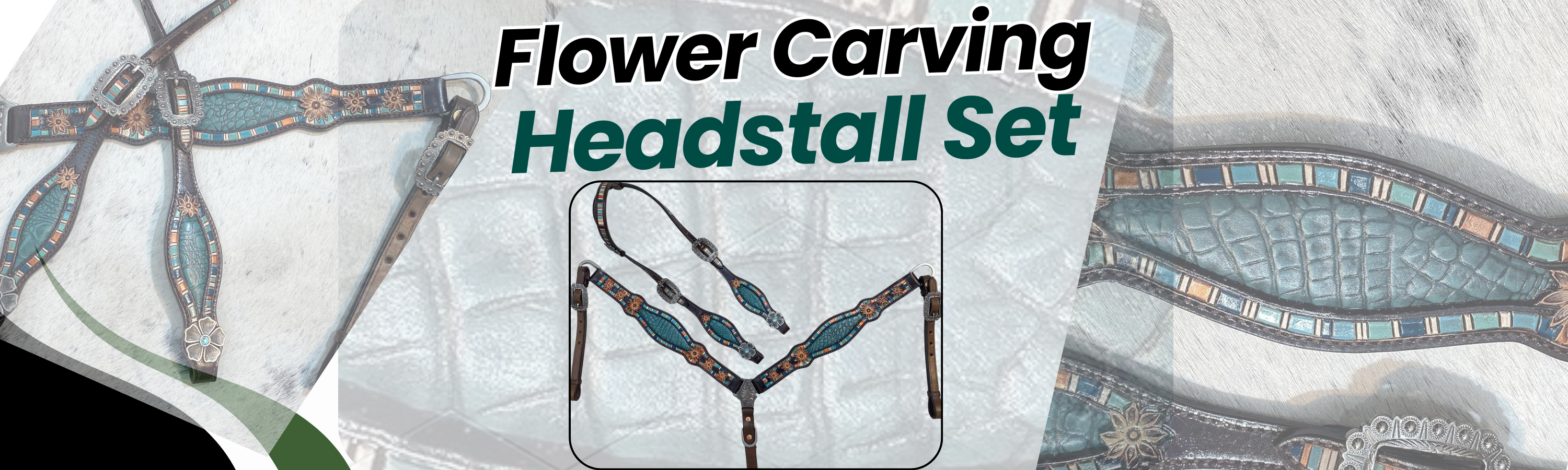 headstall and breast collar set