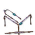  Pink-White-Blue Beaded Southwestern