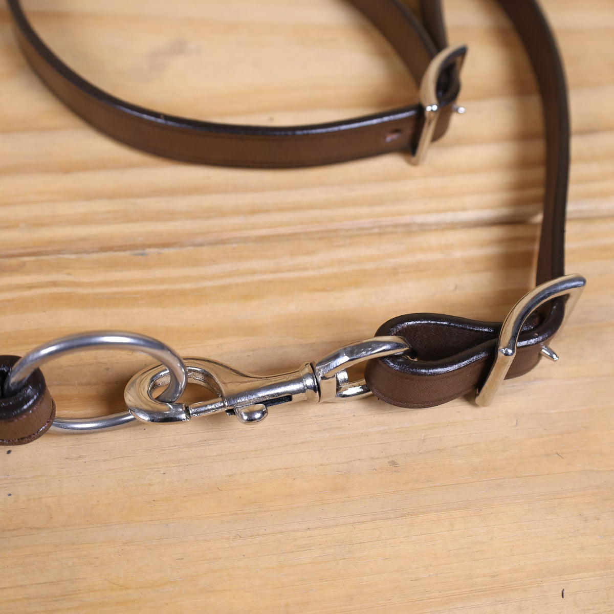 MOUSM Genuine Cow Hide Leather Tie Down Noseband with Leather Strap for Horse - Decorated with Royal Blue Metallic Acid Wash Natural Hair On Cowhide and Rhinestone Conchos, 1 Meter Strap Length and 6/8" Inches width.