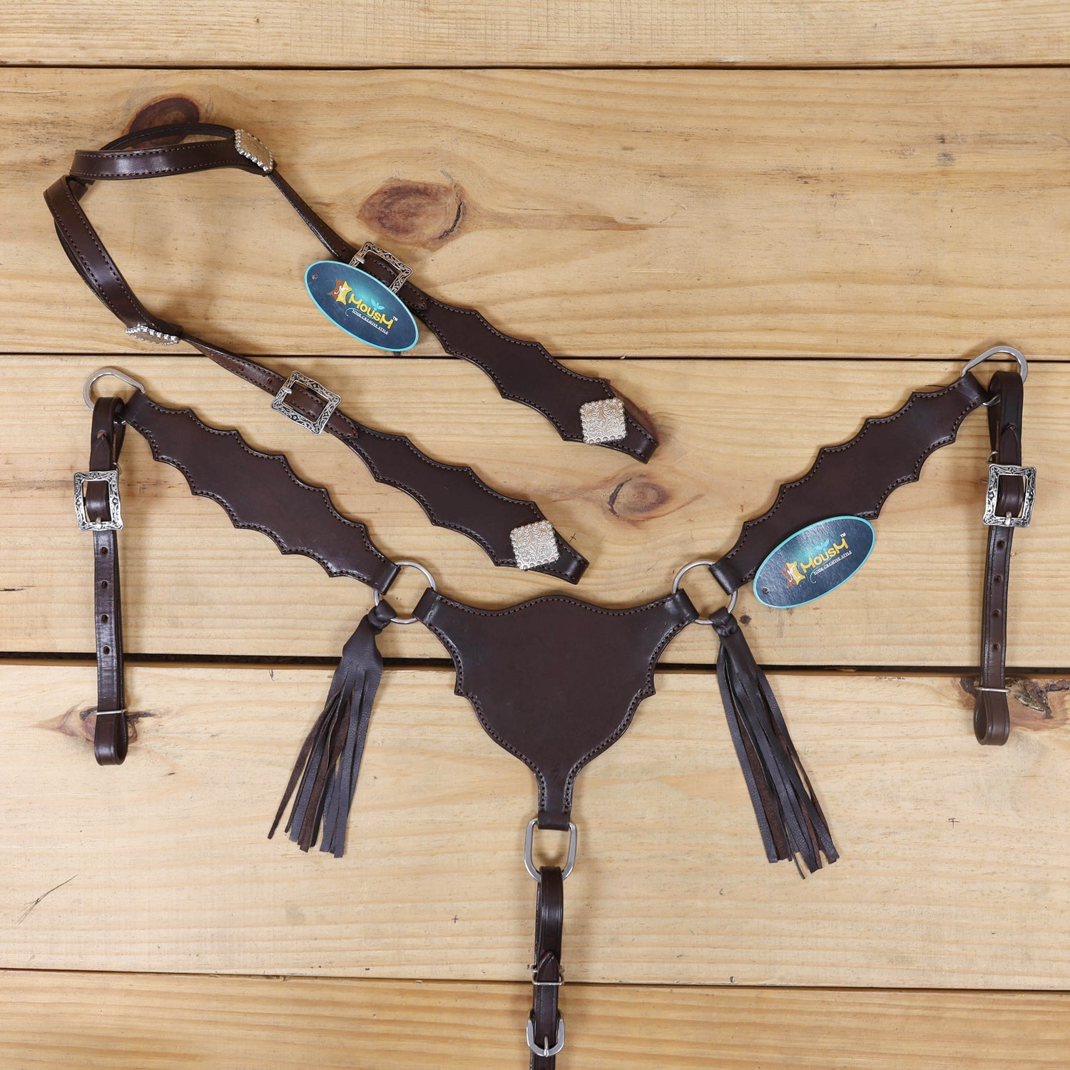 western headstall and breast collar