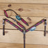 pink arrow style rawhide braided horse headstall Set