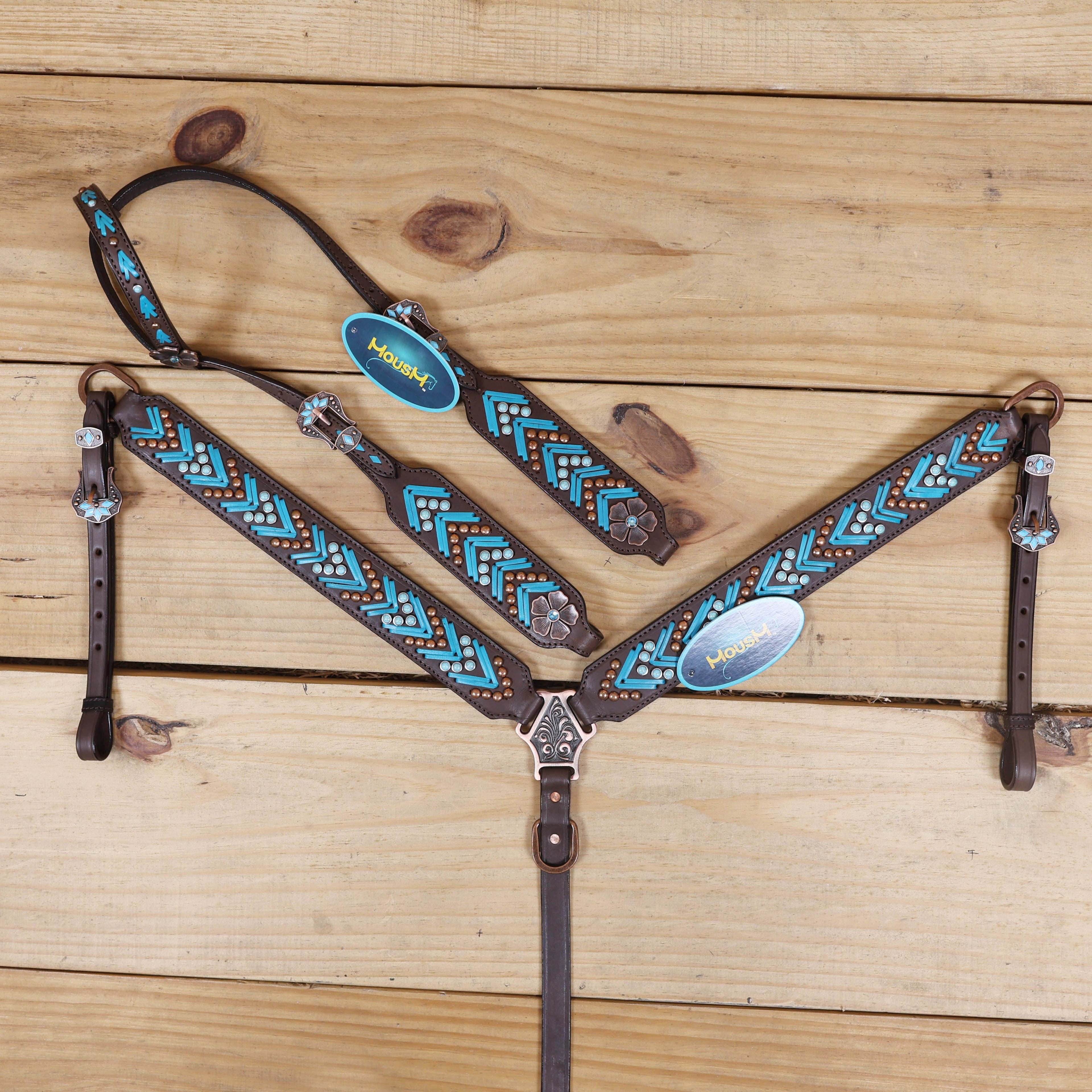 headstall and breast collar set 
